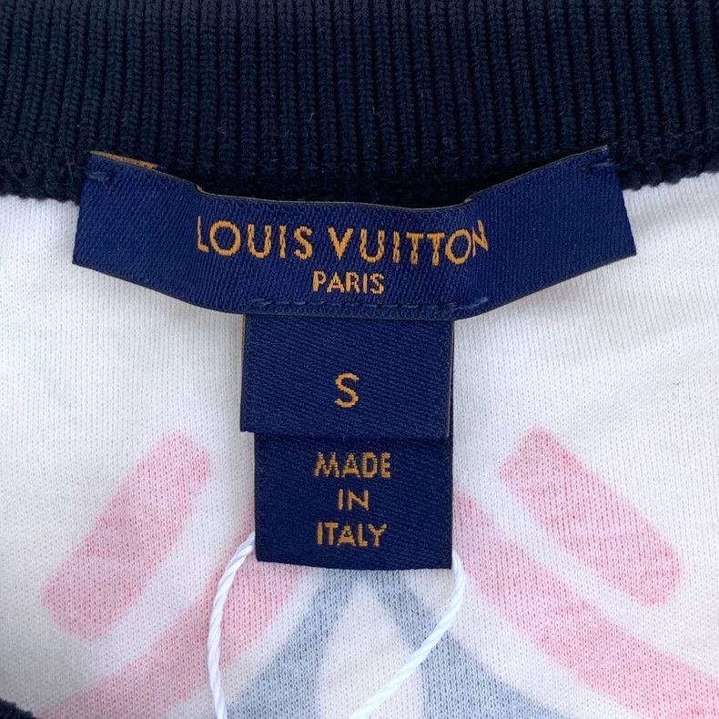 Louis Vuitton Louis Vuitton Yellow logo printed cotton crew neck short-s Size S / US 4 / IT 40 - 5 Thumbnail