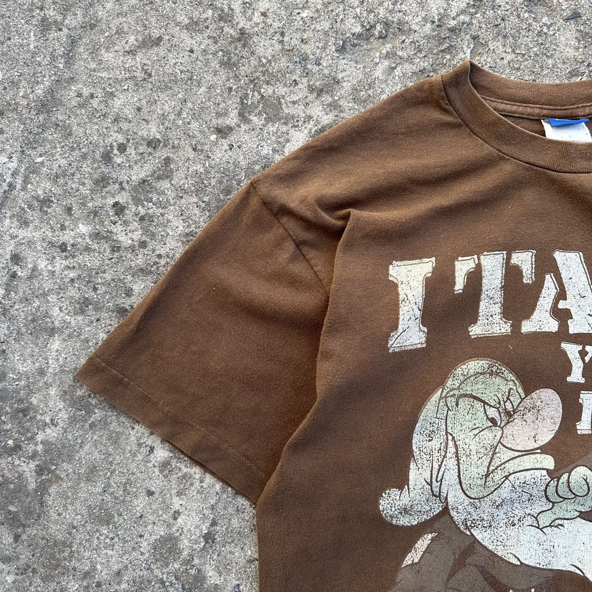 Disney × Vintage Vintage Disney T-shirts Grumpy Big Logo Joke Humor Y2K 00s Size US L / EU 52-54 / 3 - 3 Thumbnail