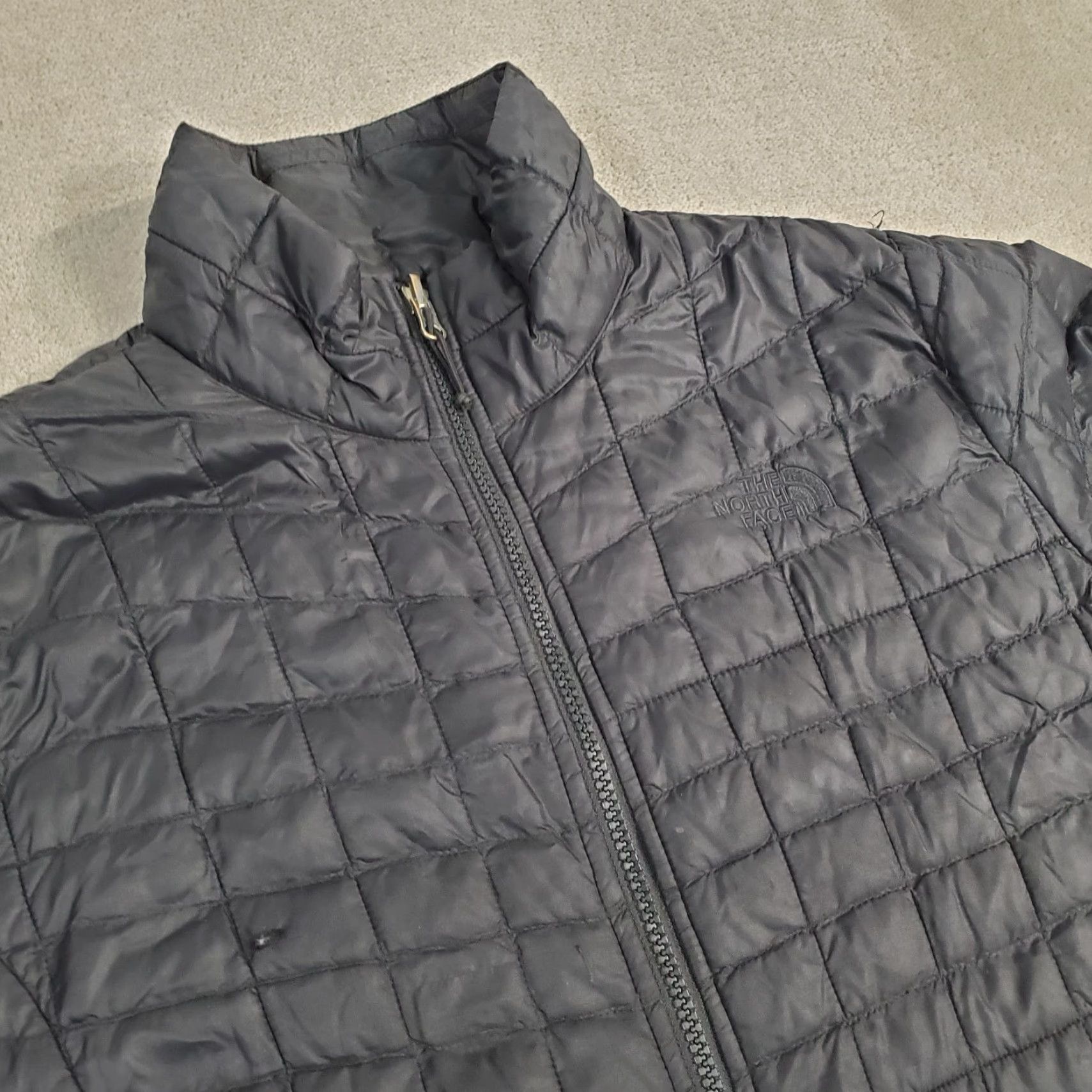 The North Face The North Face Jacket Womens L Black Thermoball Puffer Quilted Windbreaker Full Zip Pockets Outdoor 90s? Size L / US 10 / IT 46 - 2 Thumbnail