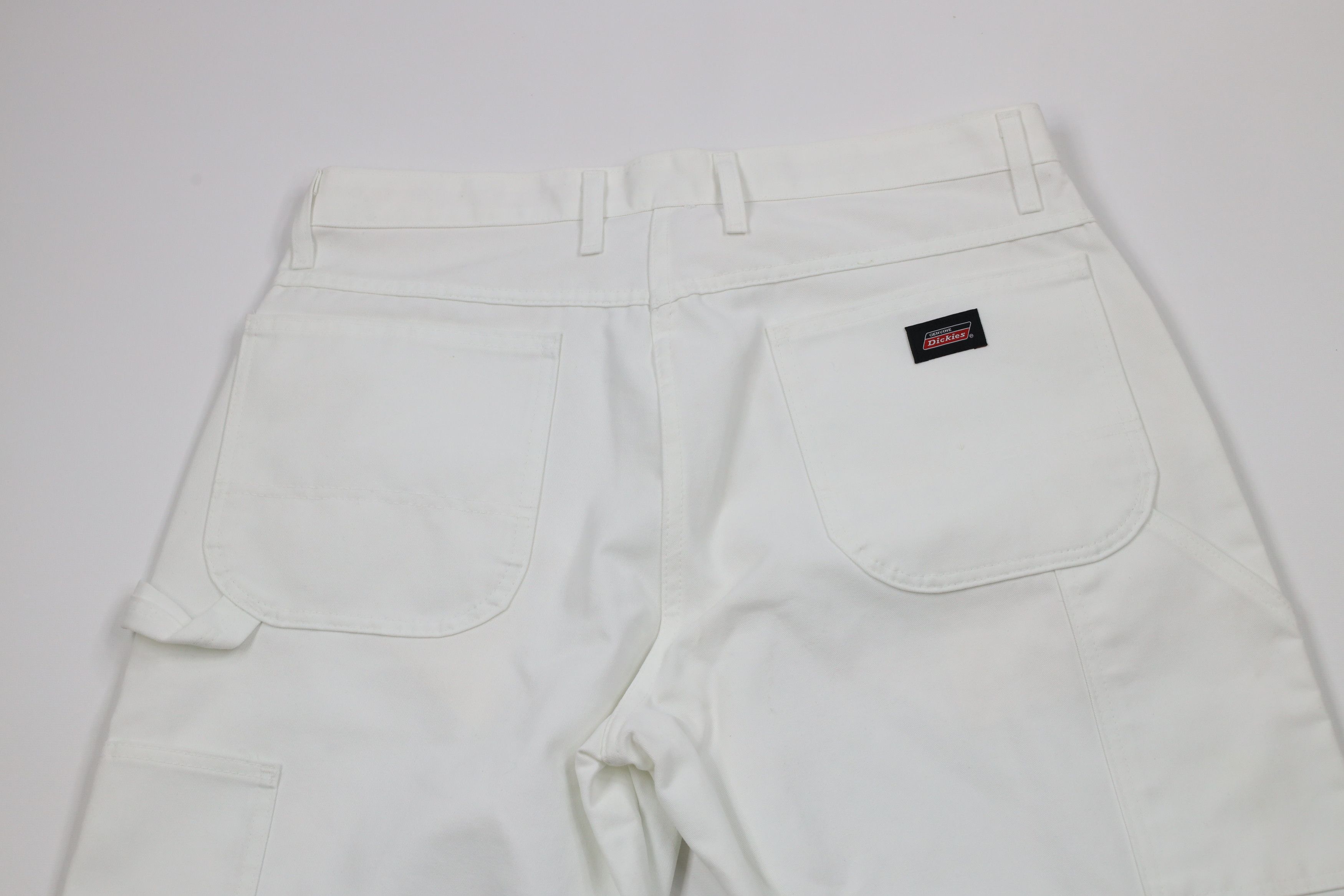 Dickies × Vintage Vintage Dickies Spell Wide Leg Dungaree Painter Pants White Size US 34 / EU 50 - 9 Thumbnail