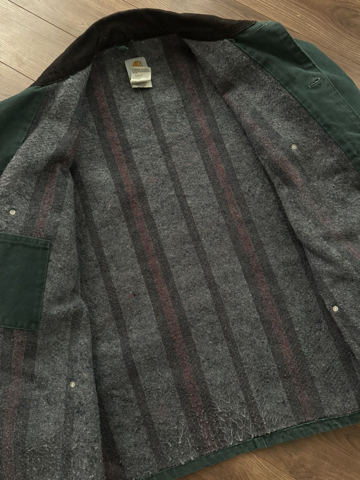 Carhartt Vintage 90-s Carhartt C02HTG green jacket Size US XL / EU 56 / 4 - 7 Thumbnail