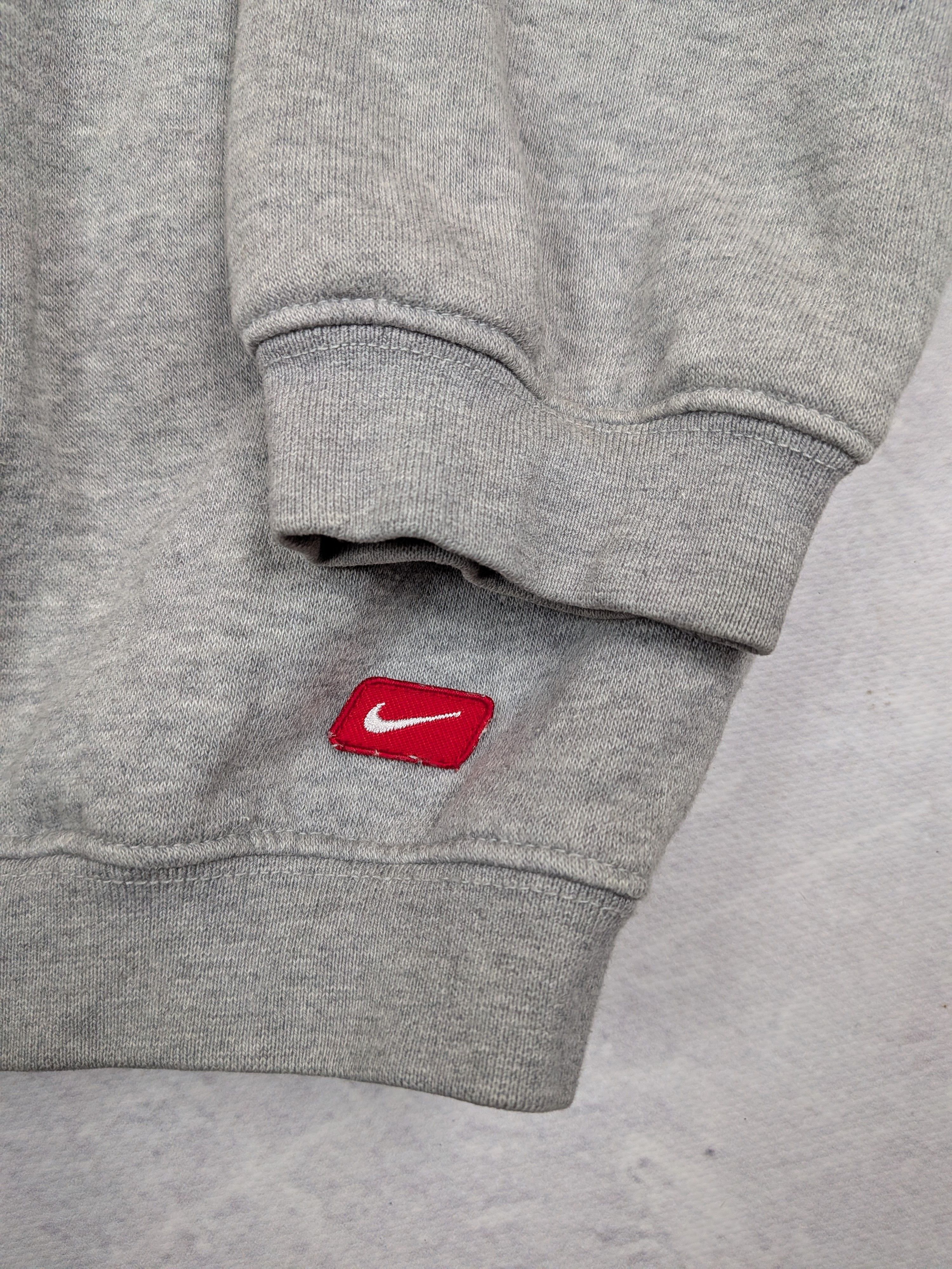 Nike Nike Rare Vintage Y2K Grey Hoodie Big Spellout Size XS/S Size US XS / EU 42 / 0 - 8 Thumbnail