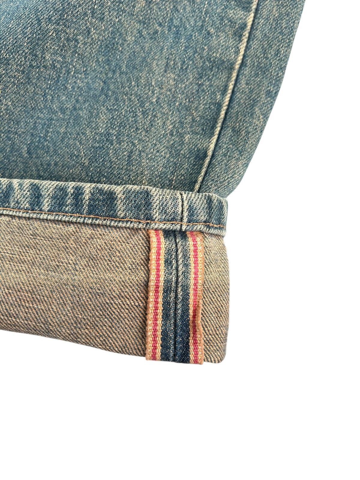 Kapital Vintage Wrangler Selvedge Rusty Distressed Denim Jeans Size US 30 / EU 46 - 2 Thumbnail