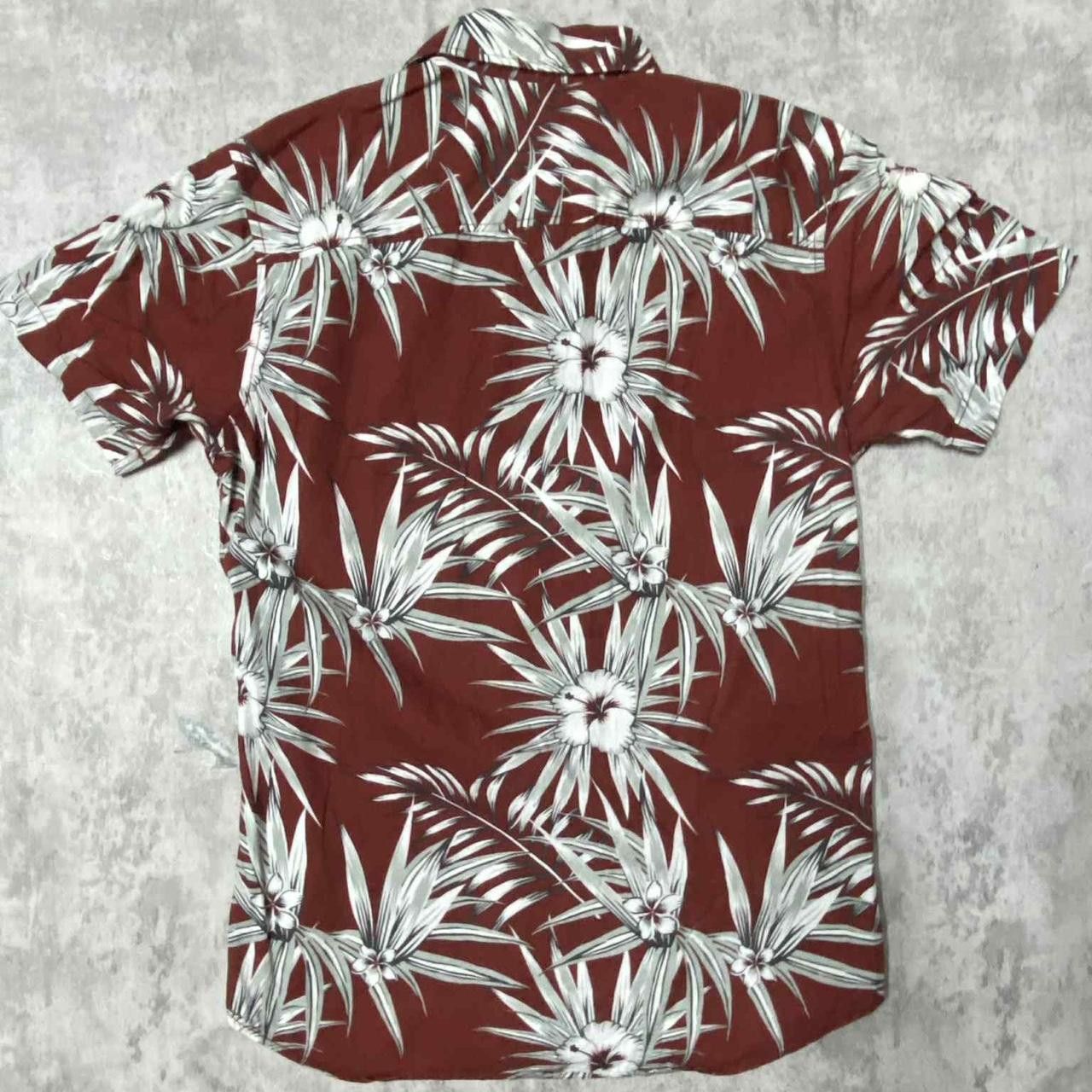 Other Burgundy and white floral button up shirt #floralshirt Size US S / EU 44-46 / 1 - 4 Thumbnail