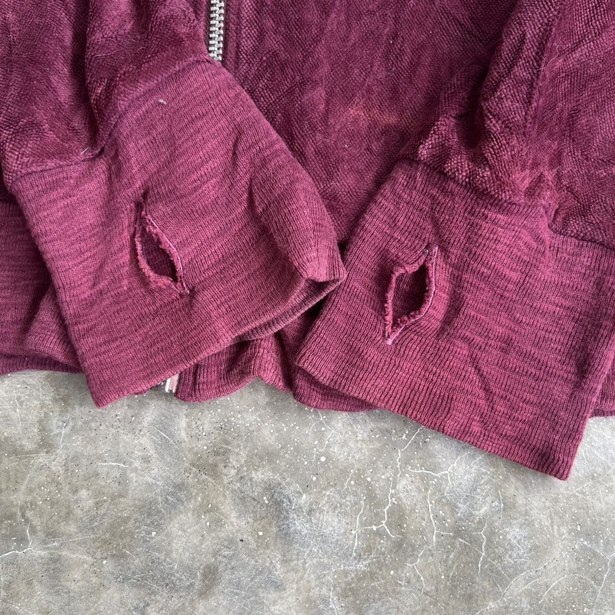 Hysteric Glamour 2000s Takeo Kikuchi Vkei Style Velvet Zip Hoodie Size US M / EU 48-50 / 2 - 4 Thumbnail