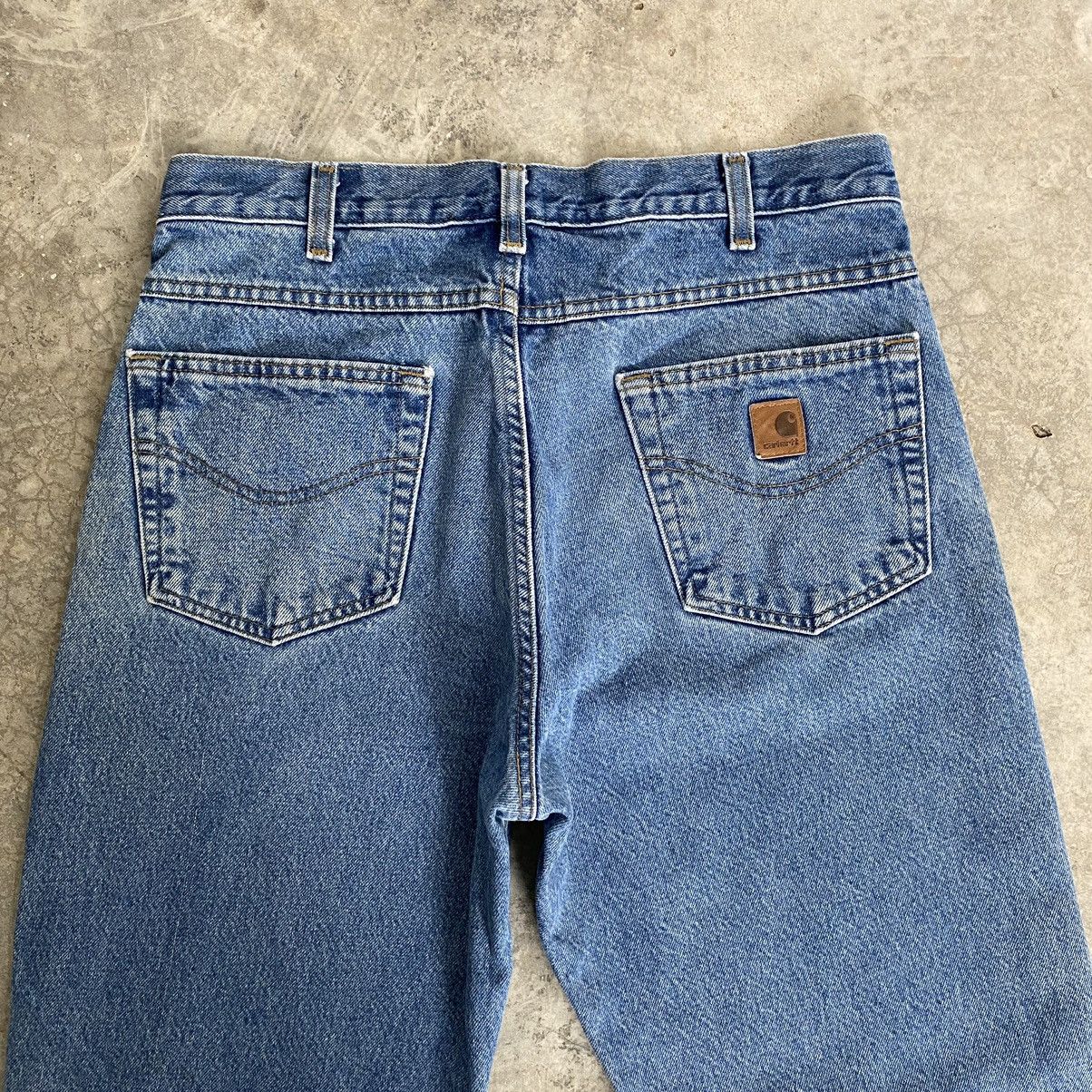Carhartt Vintage Carhartt Blanket Lined Relaxed Fit Faded Denim Jeans Size US 34 / EU 50 - 18 Thumbnail