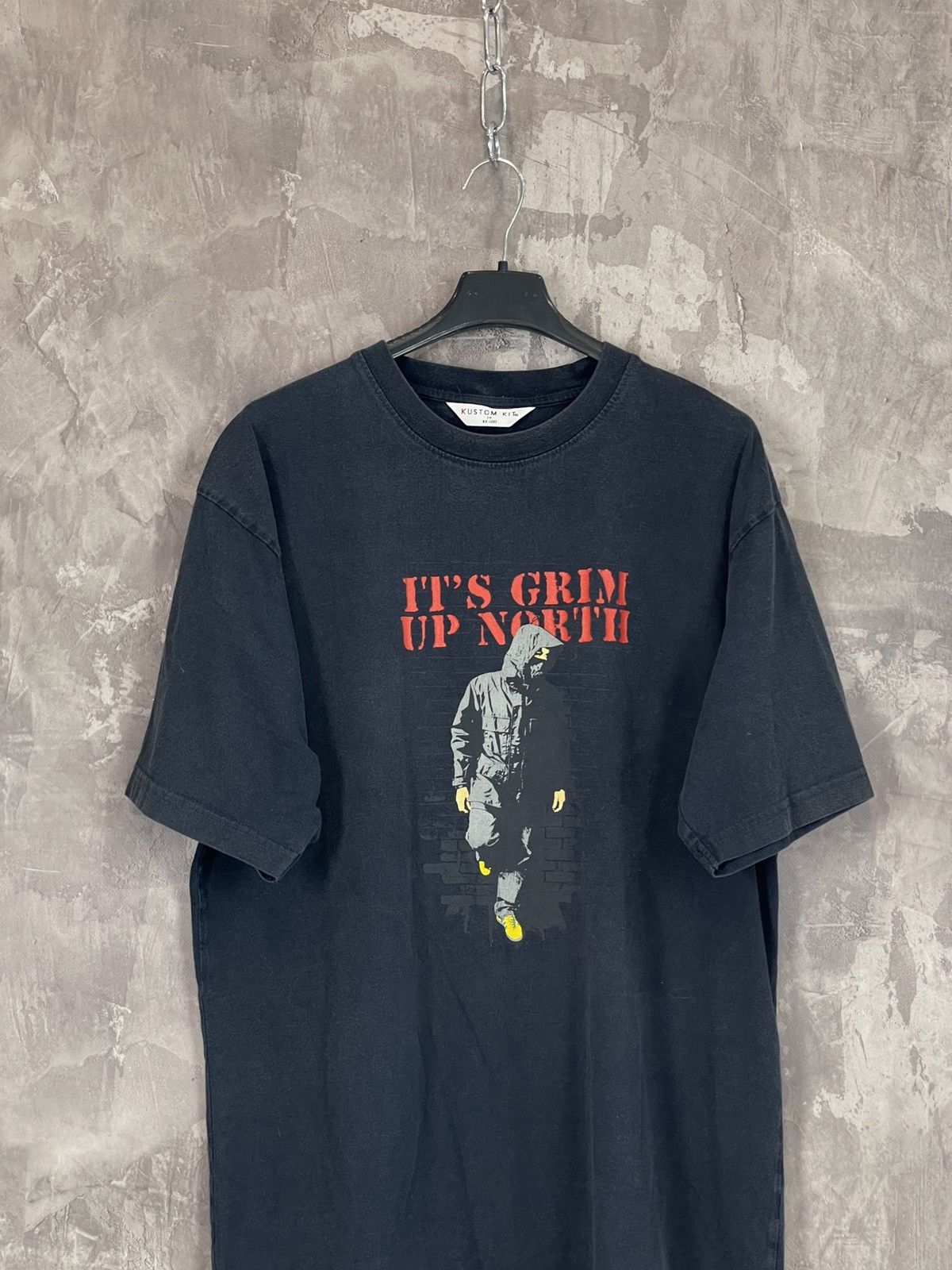 Vintage Vintage Drill It’s Grim Up North Graphic Print T shirt Size US M / EU 48-50 / 2 - 2 Thumbnail