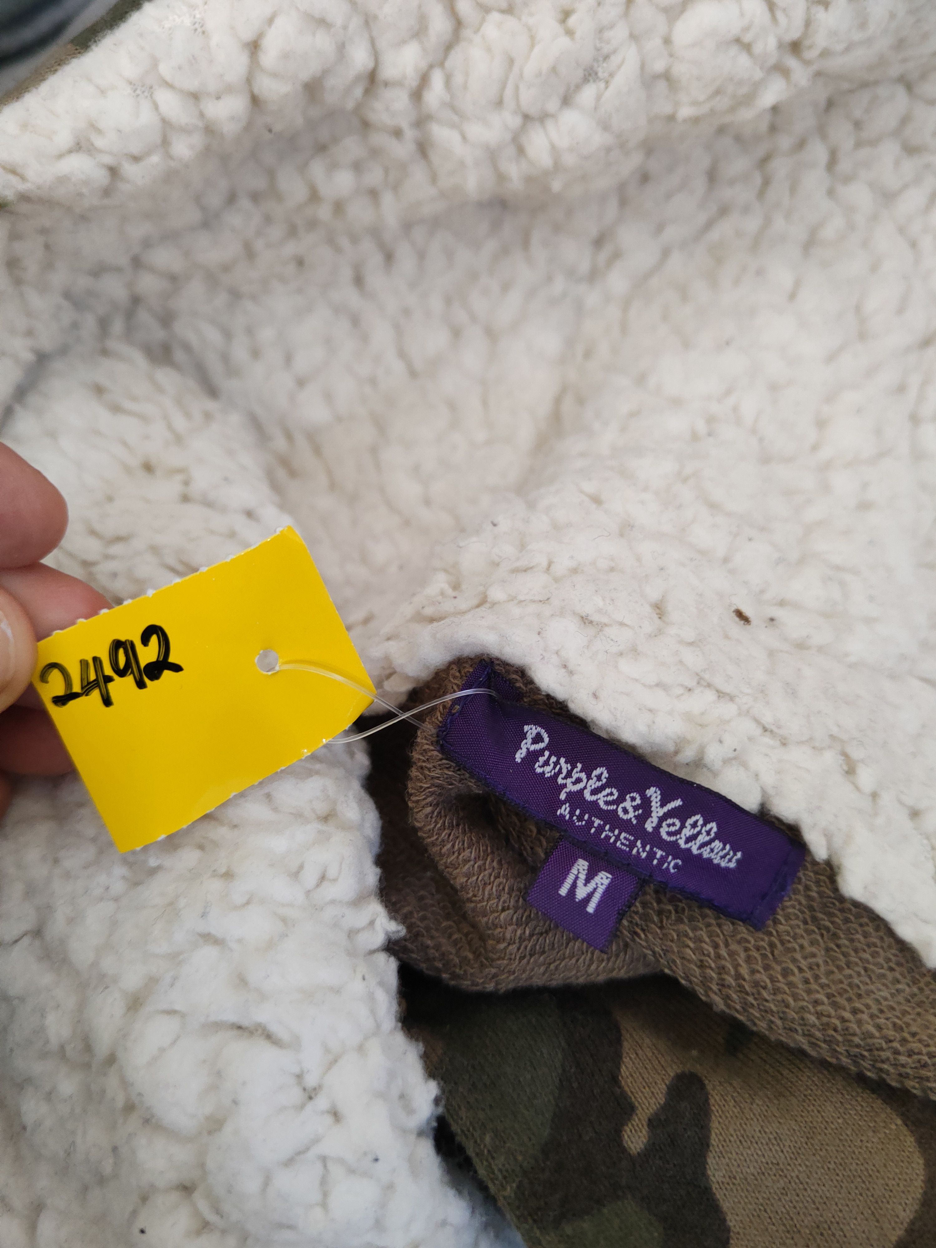 Japanese Brand DL Purple & Yellow Camouflage Sweaters #2492 Size M / US 6-8 / IT 42-44 - 11 Thumbnail