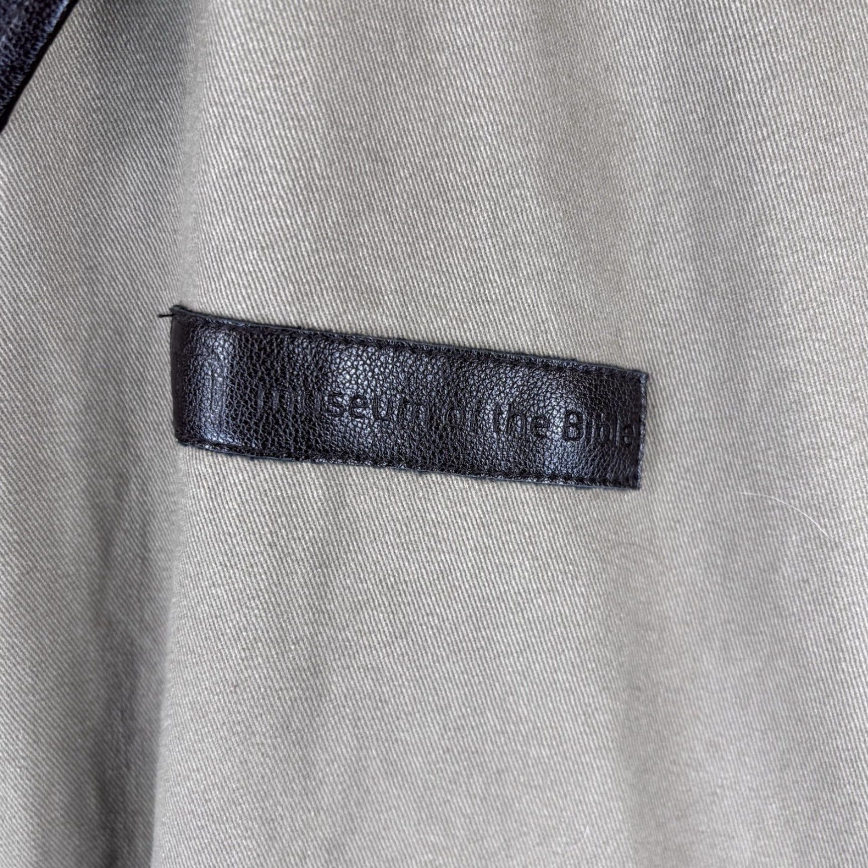 Vintage Museum of the Bible Mens Bomber Jacket Regular Brown Cotton Full Zip Size US M / EU 48-50 / 2 - 3 Thumbnail