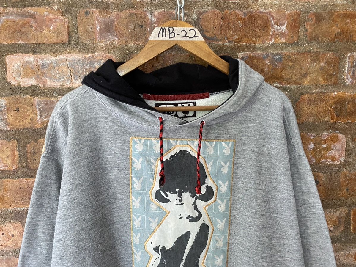 Ecko Unltd. 🔥2000s RARE ECHO x Playboy pin up gril men face hoodie Size US L / EU 52-54 / 3 - 3 Thumbnail