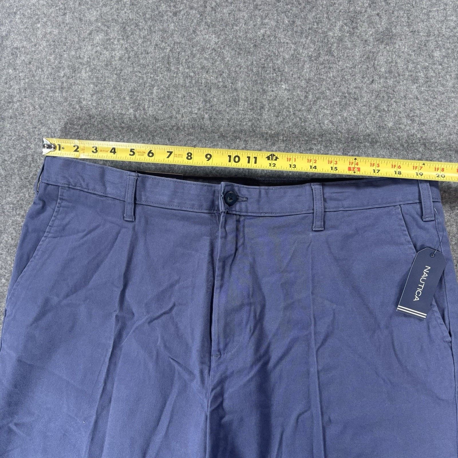 Nautica Nautica Classic Fit Deck Shorts Blue Indigo Mens 40x8 NWT Size US 40 / EU 56 - 7 Thumbnail