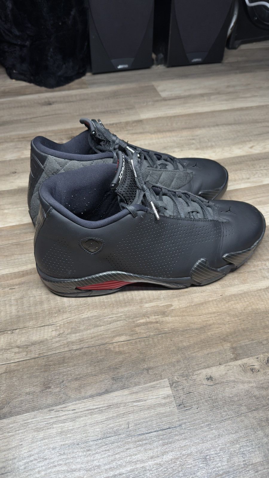 Jordan Brand Nike Air Jordan 14 Retro SE 'Black Ferrari' Size US 13 / EU 46 - 2 Thumbnail