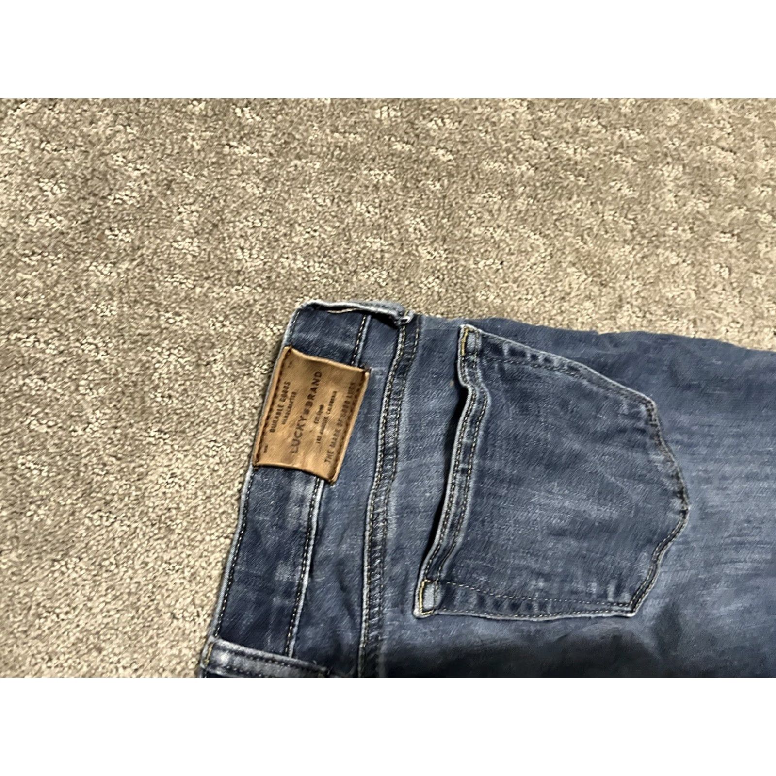 Lucky Brand VINTAGE Lucky Brand Jeans Women’s Skinny Denim 2/26 Medium Blue 80s 90s USA Mens Womens Size 26" / US 2 / IT 38 - 5 Thumbnail