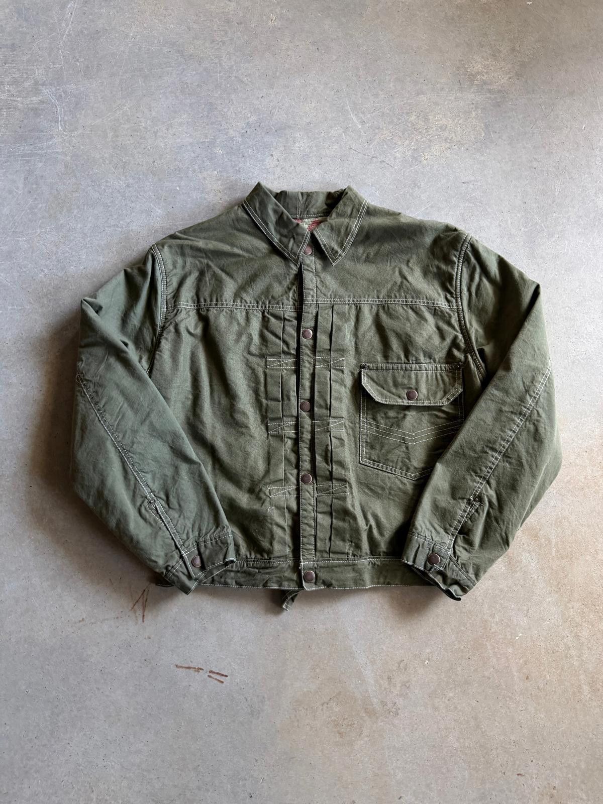 Other Reworked david turner Olive Type 2 Jacket Sz M/L Size US M / EU 48-50 / 2 - 1 Thumbnail