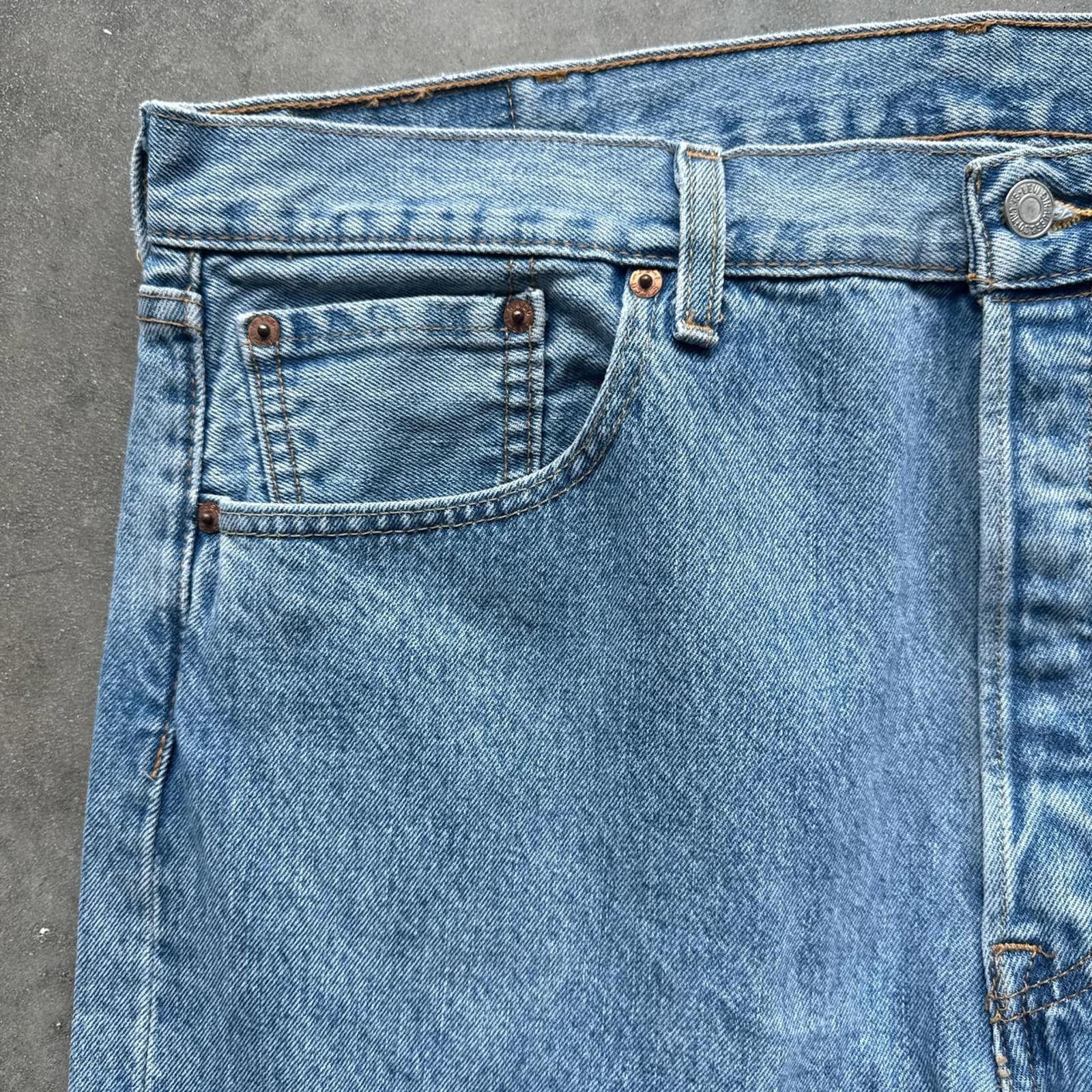 Levi's Levi's 501 Straight Leg Light Wash Vintage Jeans Size US 38 / EU 54 - 4 Thumbnail