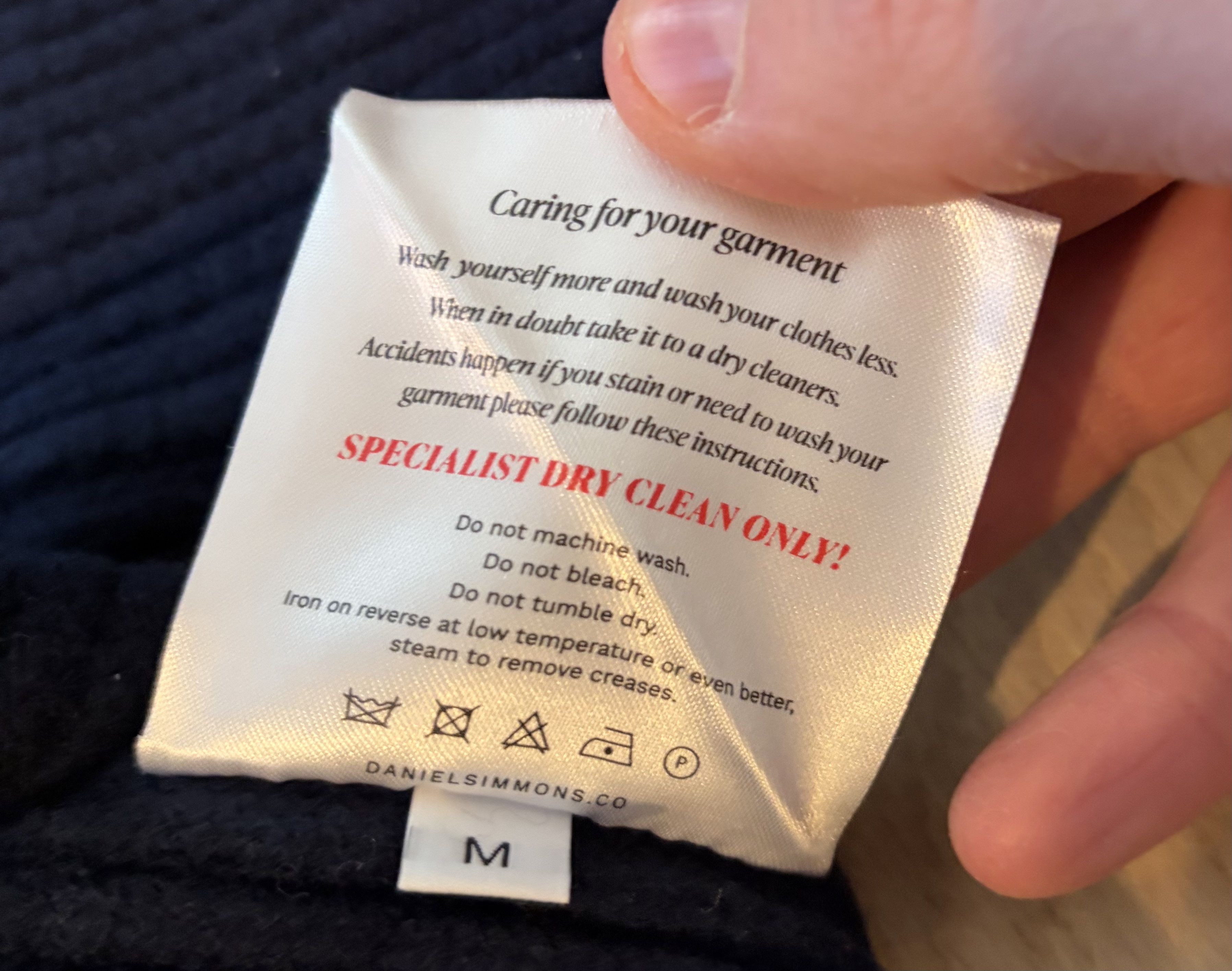 Daniel Simmons Merino Knit Sweater