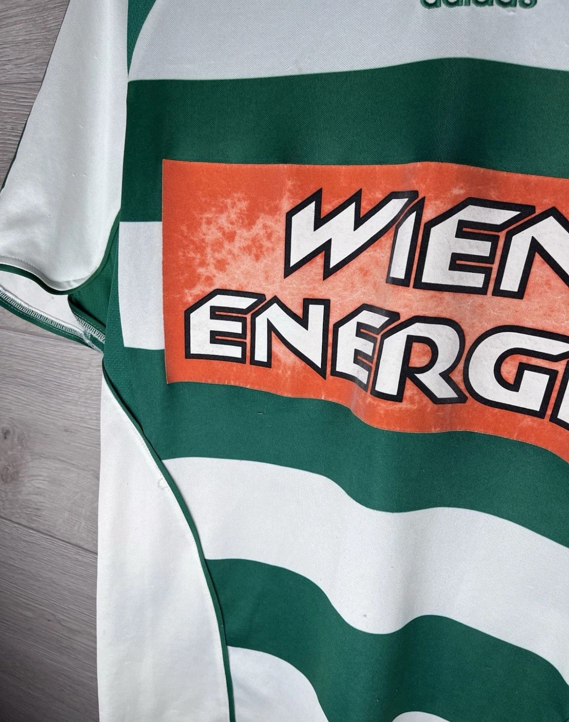 Adidas Rapid Wien Vienna home jersey ADIDAS 2005 Austria Club adult Size US S / EU 44-46 / 1 - 3 Thumbnail