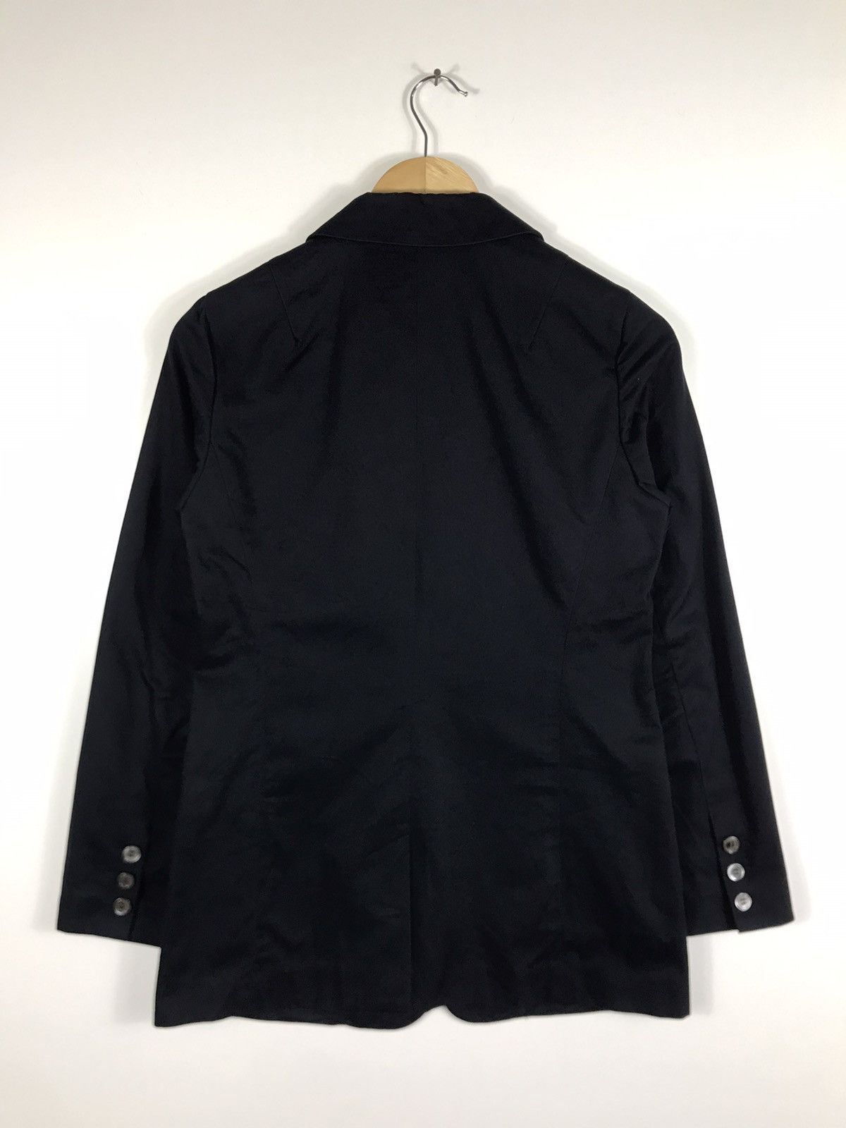 Japanese Brand × Katharine Hamnett London × Vintage ⚡️Vintage Y2K Katharine Hamnett London Black Coat Size M / US 6-8 / IT 42-44 - 11 Thumbnail
