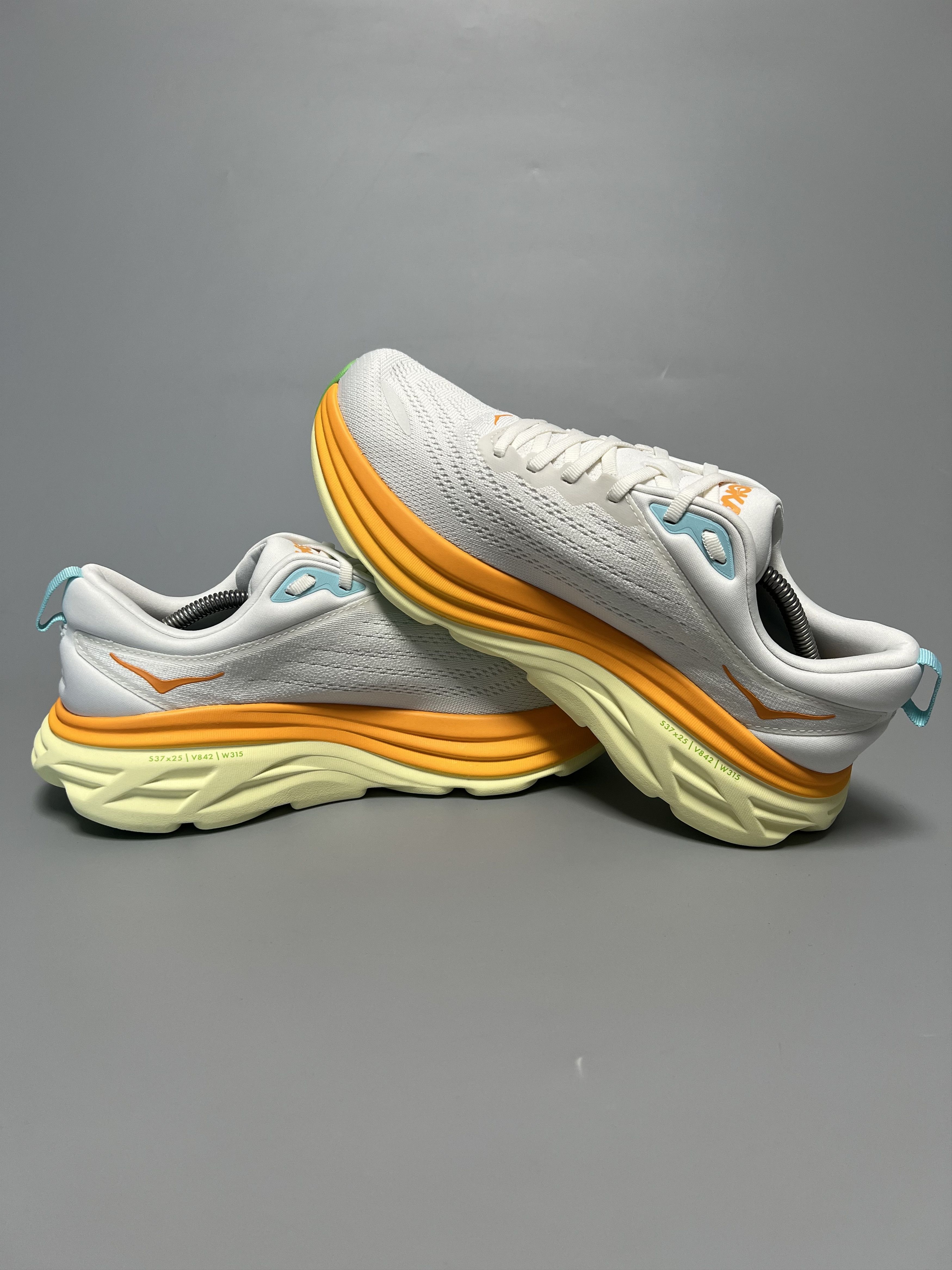 Hoka 10.5D Hoka One One Bondi 8 Men's Running Shoes Gym Walking Size US 10.5 / EU 43-44 - 5 Thumbnail