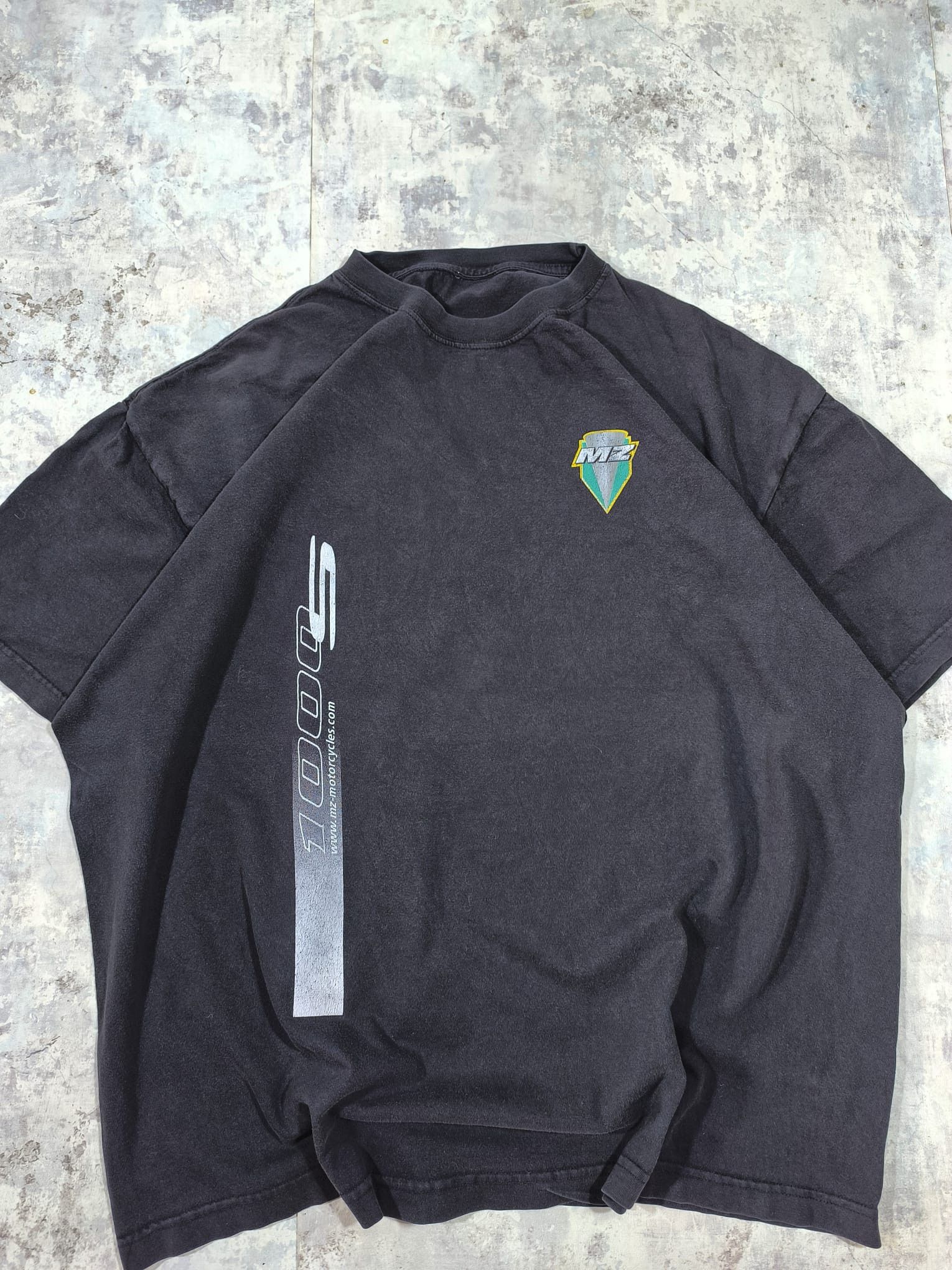 Vintage vintage 90s faded motorcycle graphic tshirt trashed Size US XL / EU 56 / 4 - 4 Thumbnail