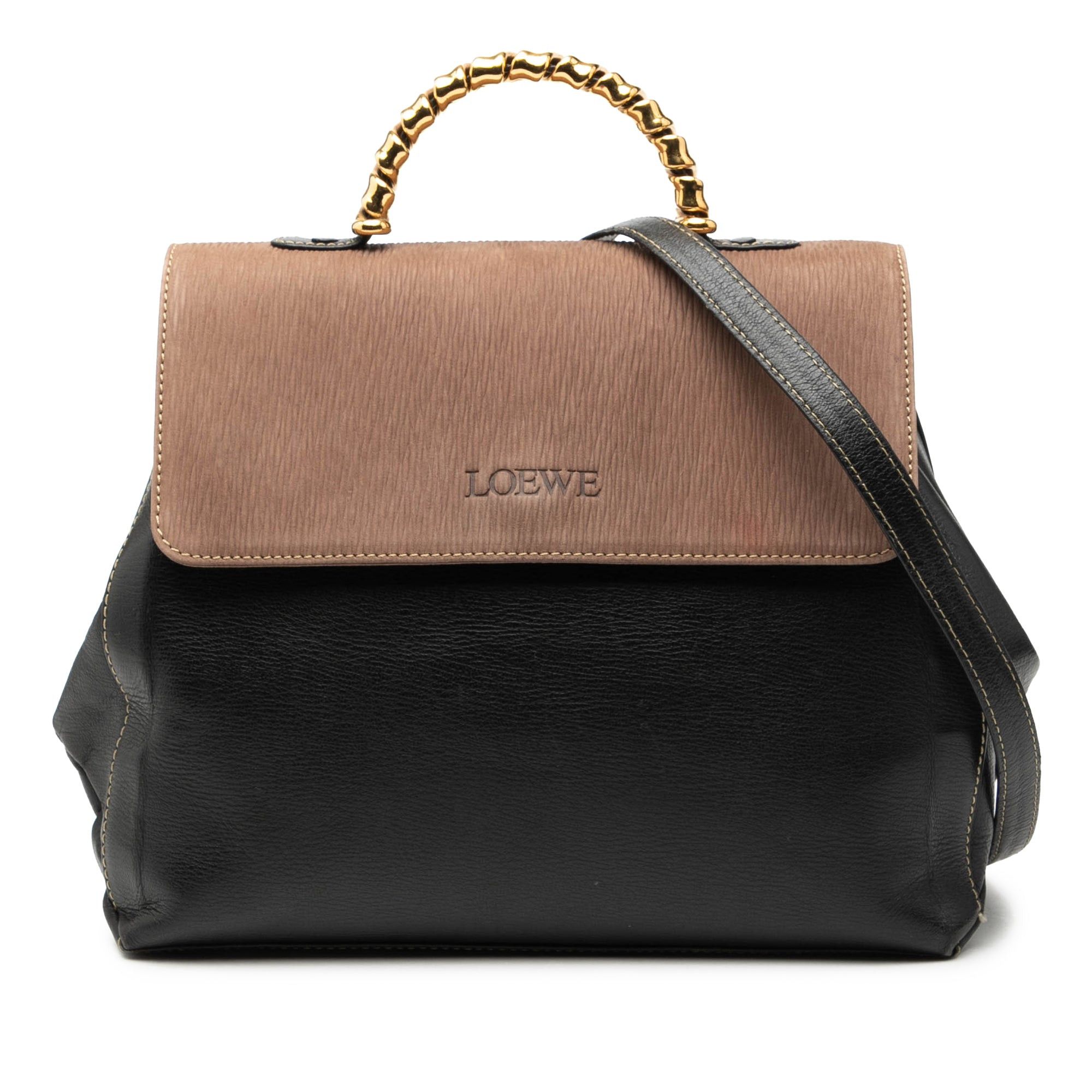 Loewe Leather Velazquez Twist Satchel Size ONE SIZE - 1 Thumbnail