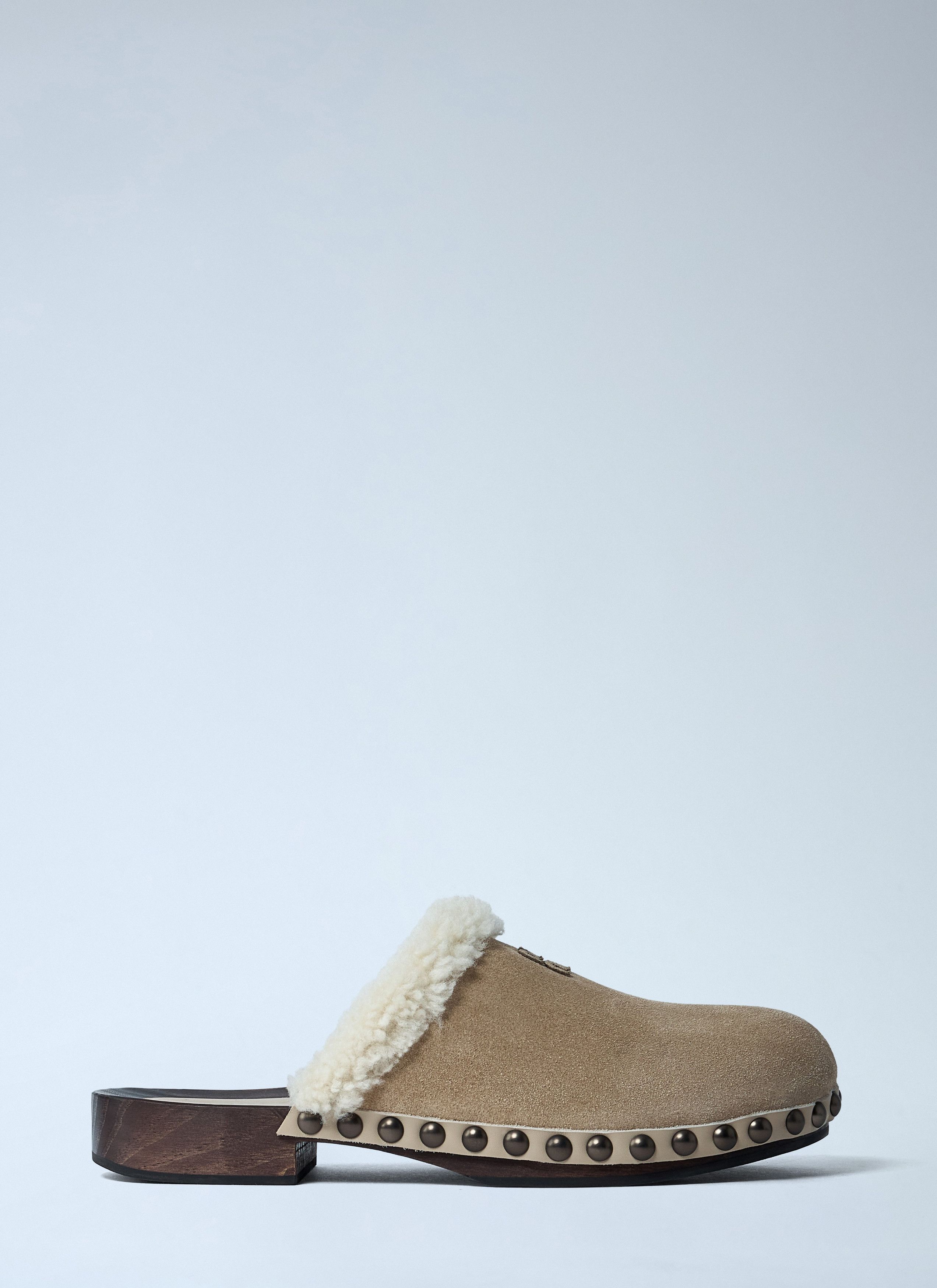 Suede Clogs