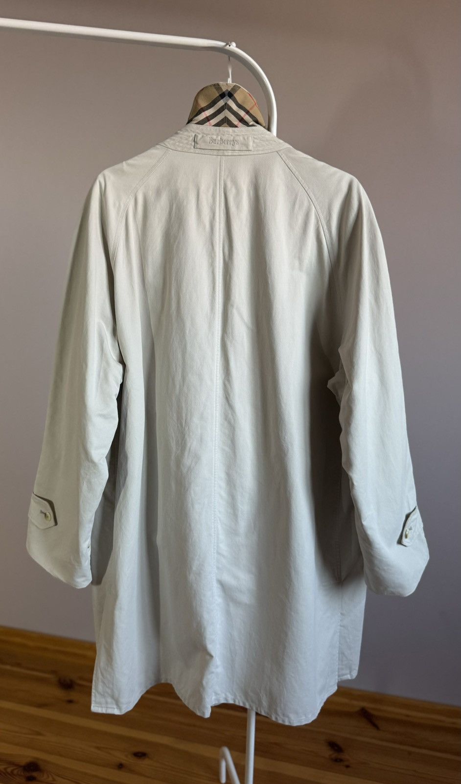 Burberry Burberry Membrane Trench Coat Nova Check Beige Size US XL / EU 56 / 4 - 11 Thumbnail