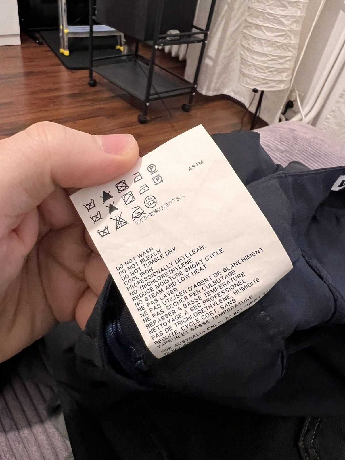 Jil Sander × Uniqlo JIL SANDER Virgin Wool Navy Casual Pants Designer Quality Size US 28 / EU 44 - 5 Thumbnail