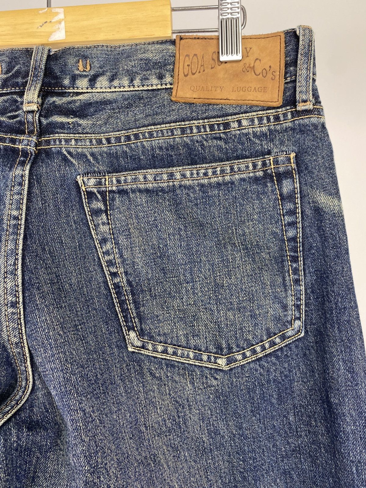 GOA Goa 00s Y2K Selvedge Mudwash Denim Japan Size US 32 / EU 48 - 17 Thumbnail
