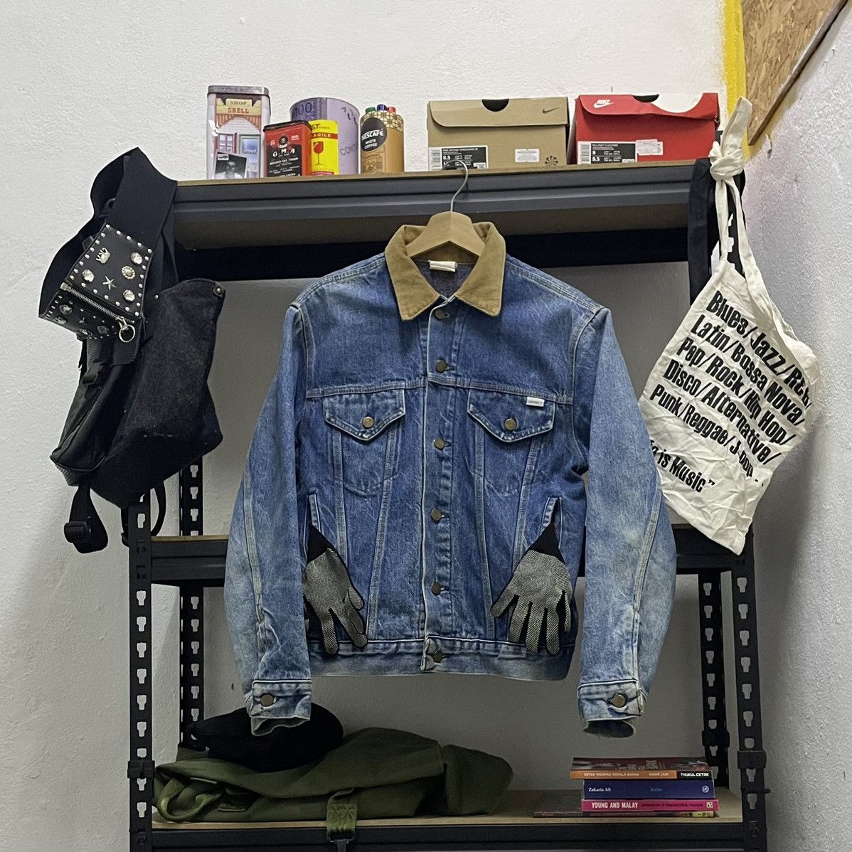 Carhartt 🇯🇵 VINTAGE CARHARTT LINED BLANKET DENIM TRUCKER JACKET Size US S / EU 44-46 / 1 - 1 Thumbnail
