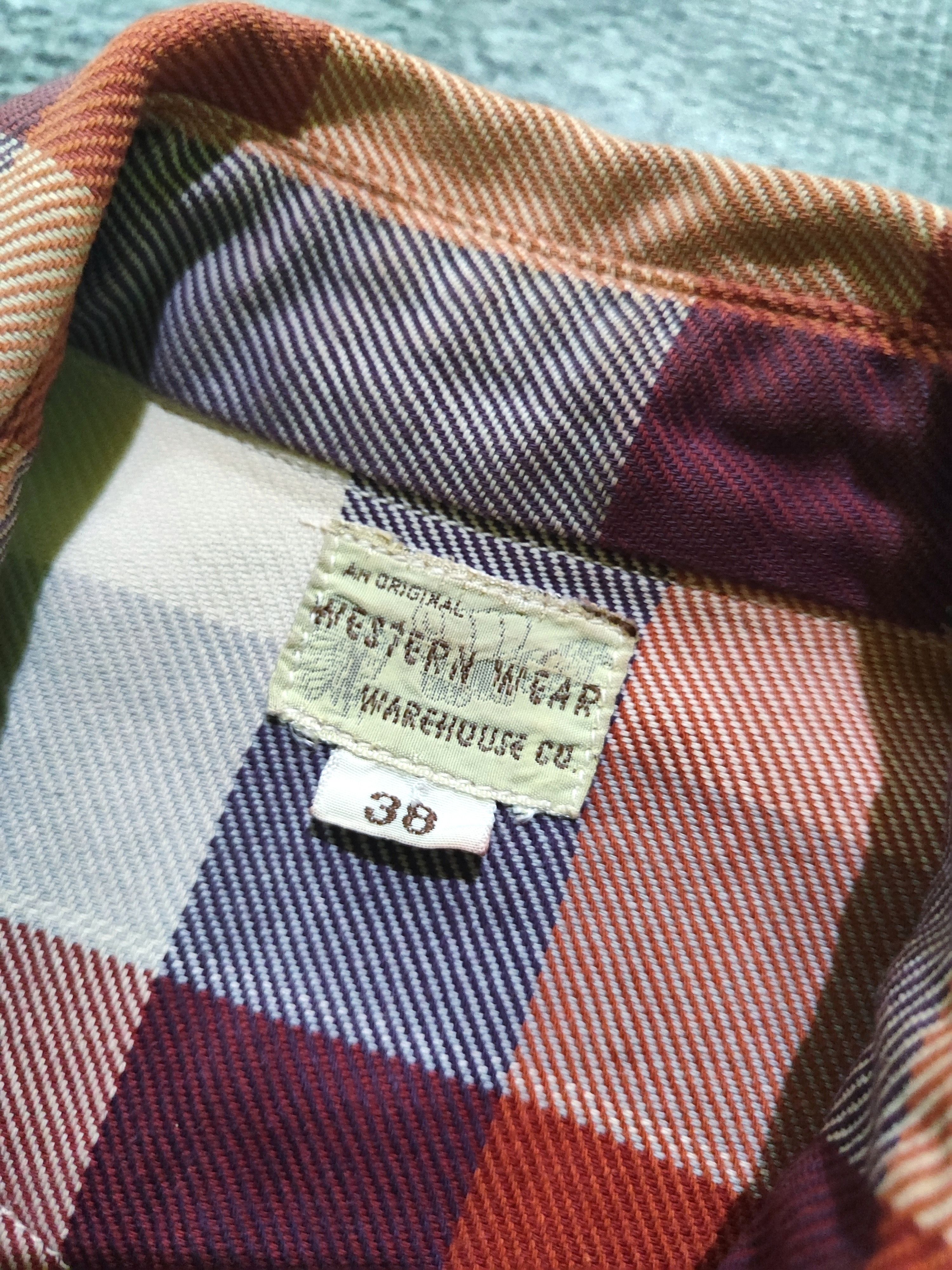 Warehouse Warehouse Heavy Flannel Snap Button Work Shirt Size US M / EU 48-50 / 2 - 9 Thumbnail