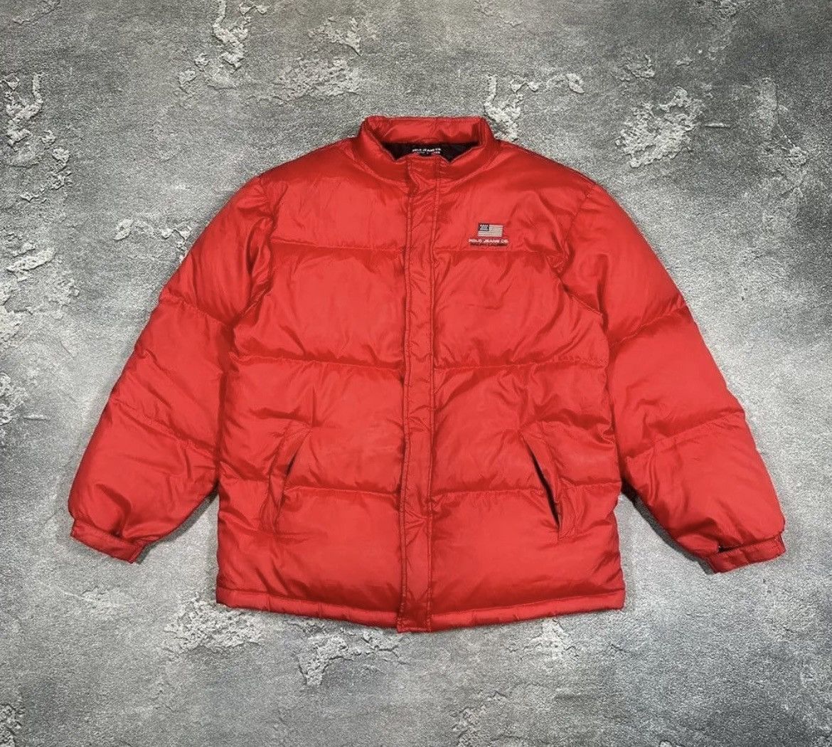 Polo Jeans Co. Ralph Lauren Red Puffer Jacket