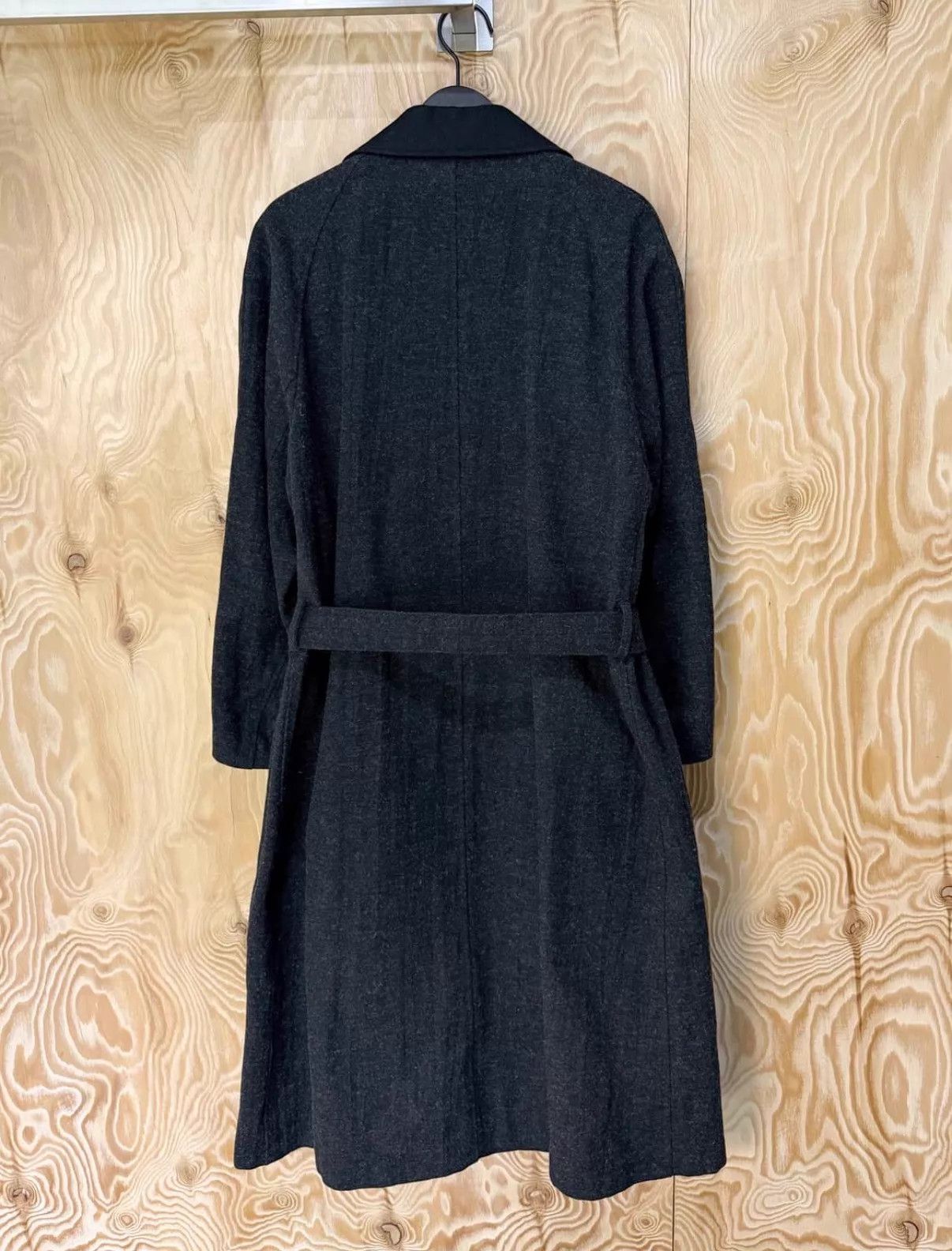 Yohji Yamamoto Yohji Yamamoto YS 80s Wool Overcoat S Double-Breasted Belted Size US S / EU 44-46 / 1 - 2 Thumbnail