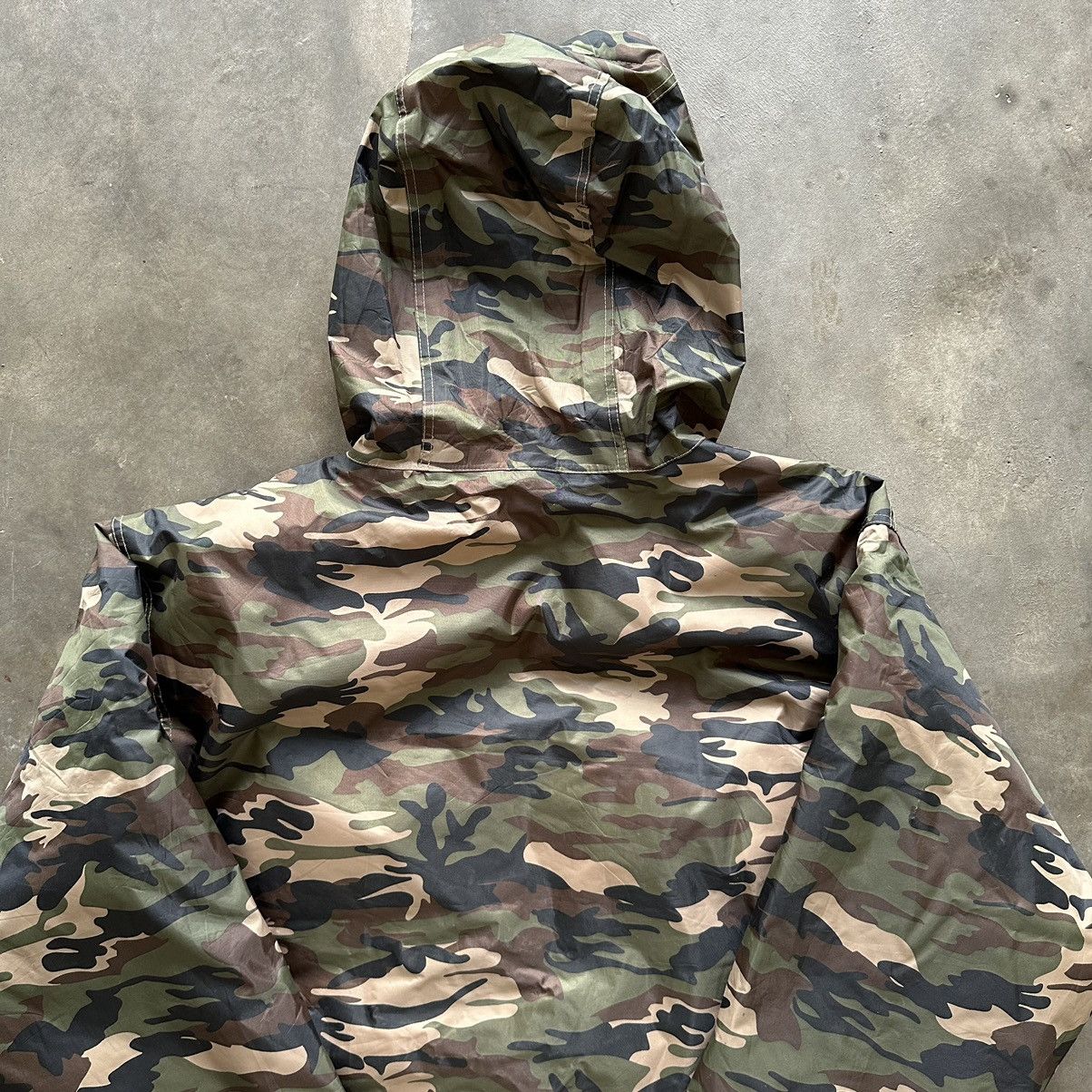 Japanese Brand Vintage Japanese Japan Parkas Camo Army Green Hoodies Size US XL / EU 56 / 4 - 10 Thumbnail