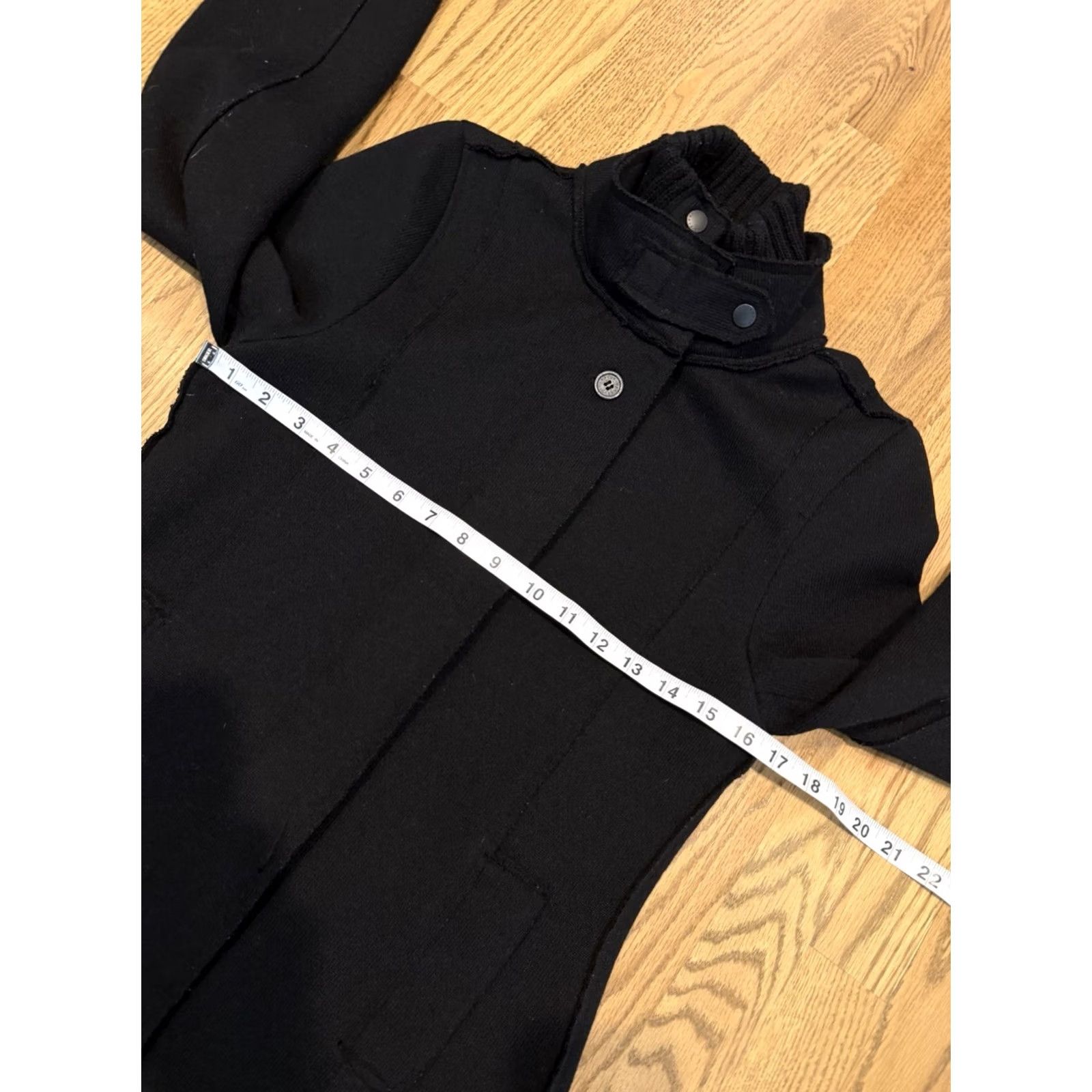Barbour Barbour Millfire Knit Coat Jacket Men’s Size 10 Wool Blend Button Up Black Modern Classic Outdoor Pockets Collared Long Sleeve Vintage No Size L / US 10 / IT 46 - 7 Thumbnail