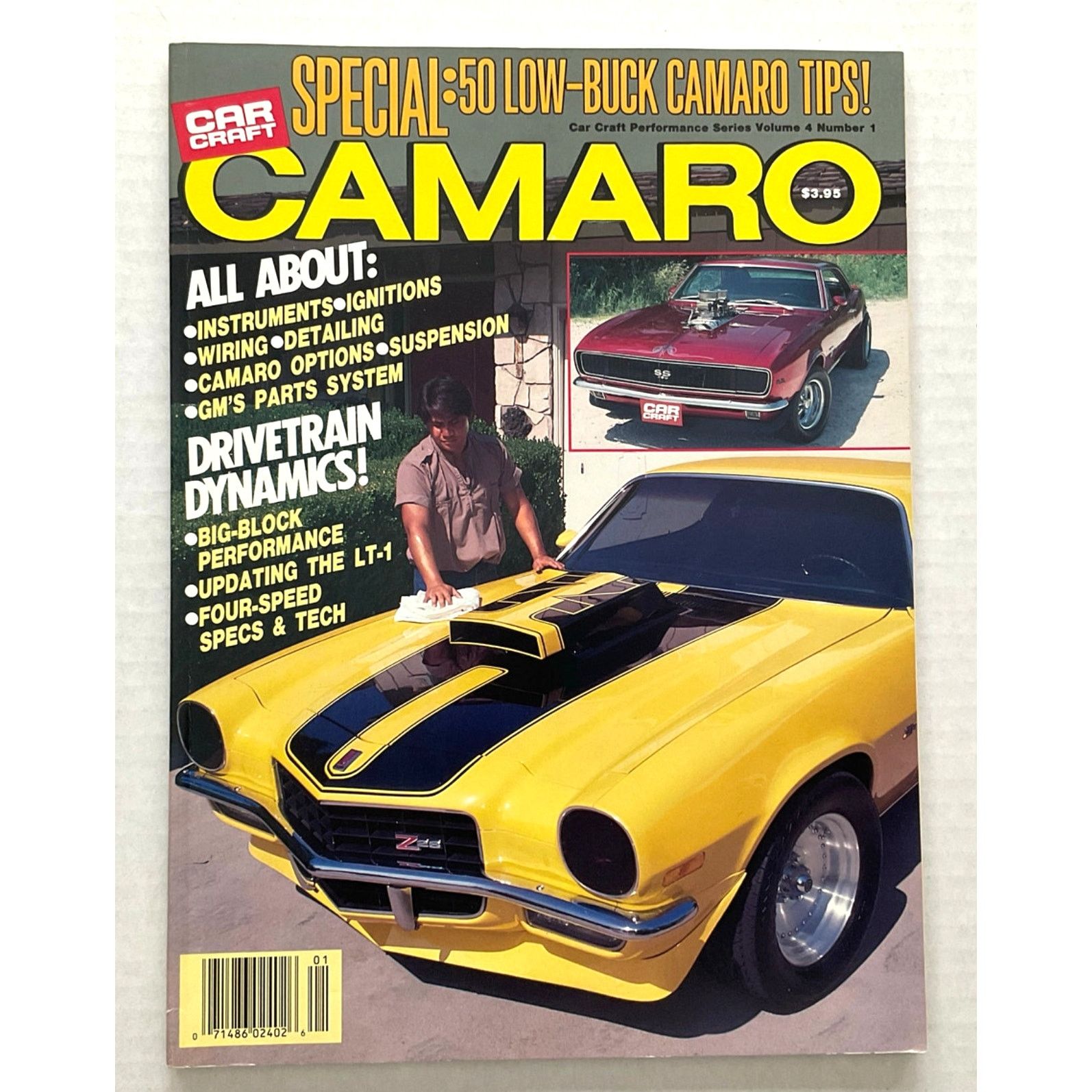 Other Car Craft Vintage Magazine Volume 4 No 1 Camaro EUC Size ONE SIZE - 1 Thumbnail