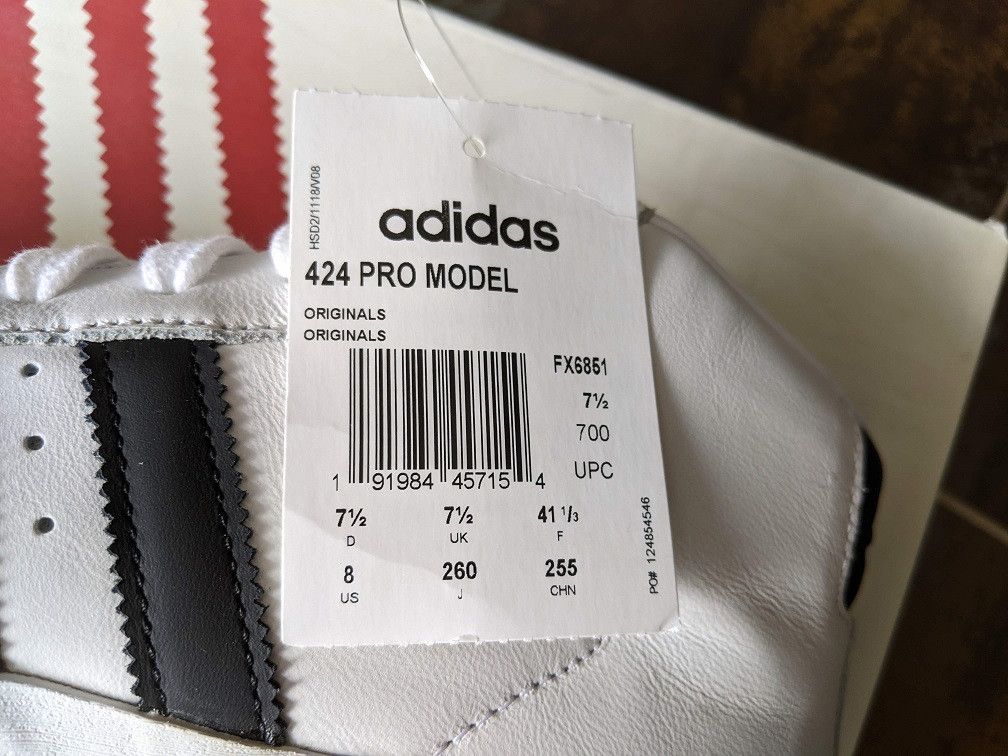 424 × Adidas 424 X Adidas Pro Model Cloud White Size US 8 / EU 41 - 3 Thumbnail