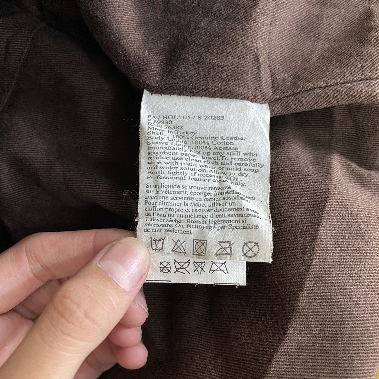Timberland Vintage TIMBERLAND Heavy Brown Chore Leather Jacket Size US L / EU 52-54 / 3 - 5 Thumbnail
