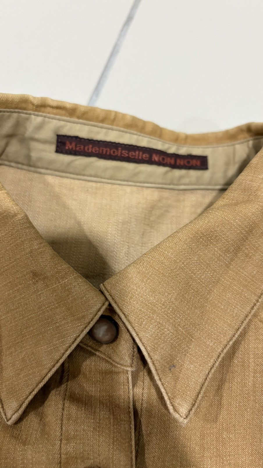 Mademoiselle Non Non Vtg Mademoiselle Non Non Jacket pearl snap issey miyake Size US L / EU 52-54 / 3 - 7 Thumbnail