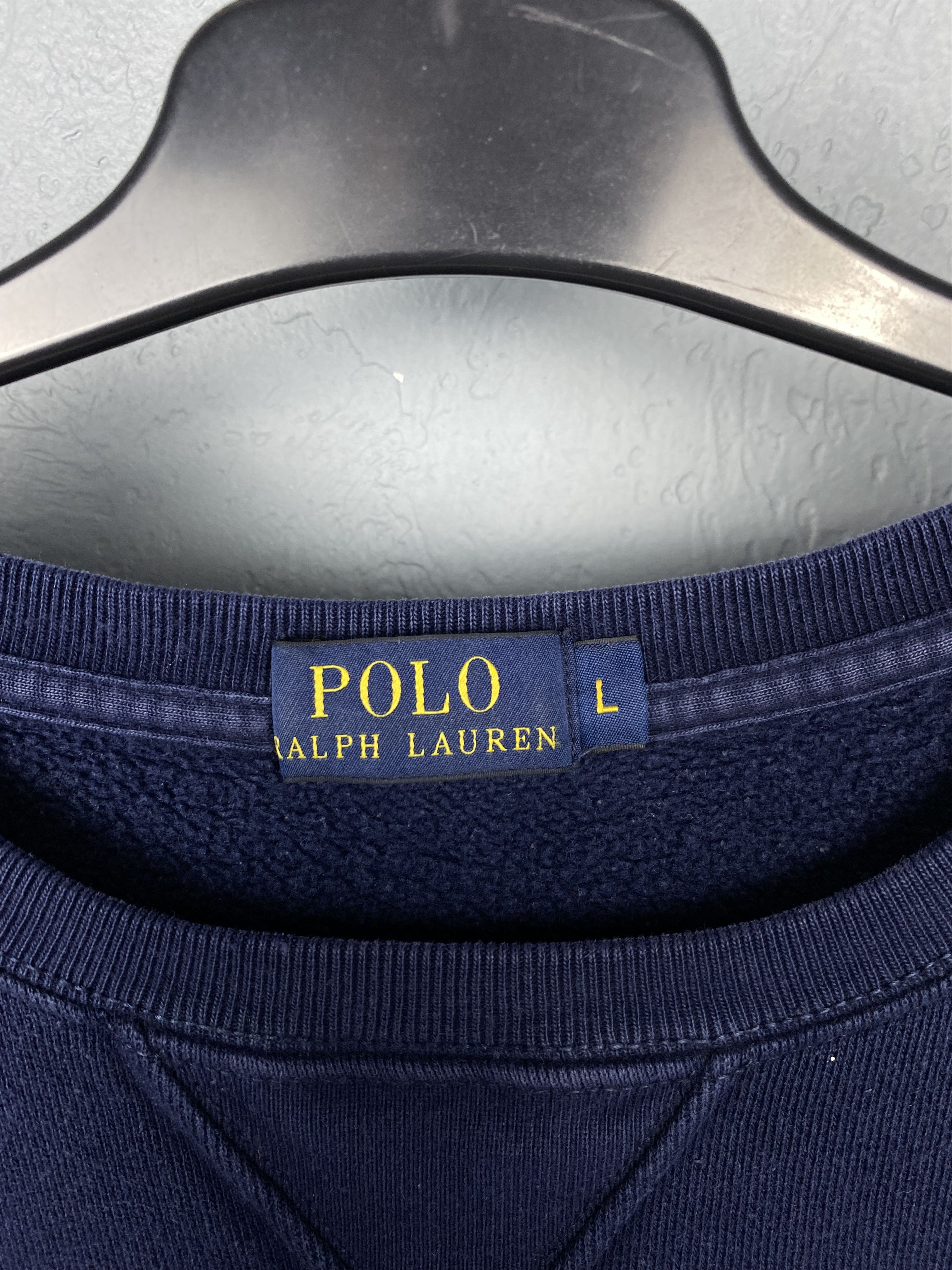 Polo Ralph Lauren Polo Ralph Lauren Vintage Distressed Mens Sweatshirt Y2K Size US L / EU 52-54 / 3 - 5 Thumbnail