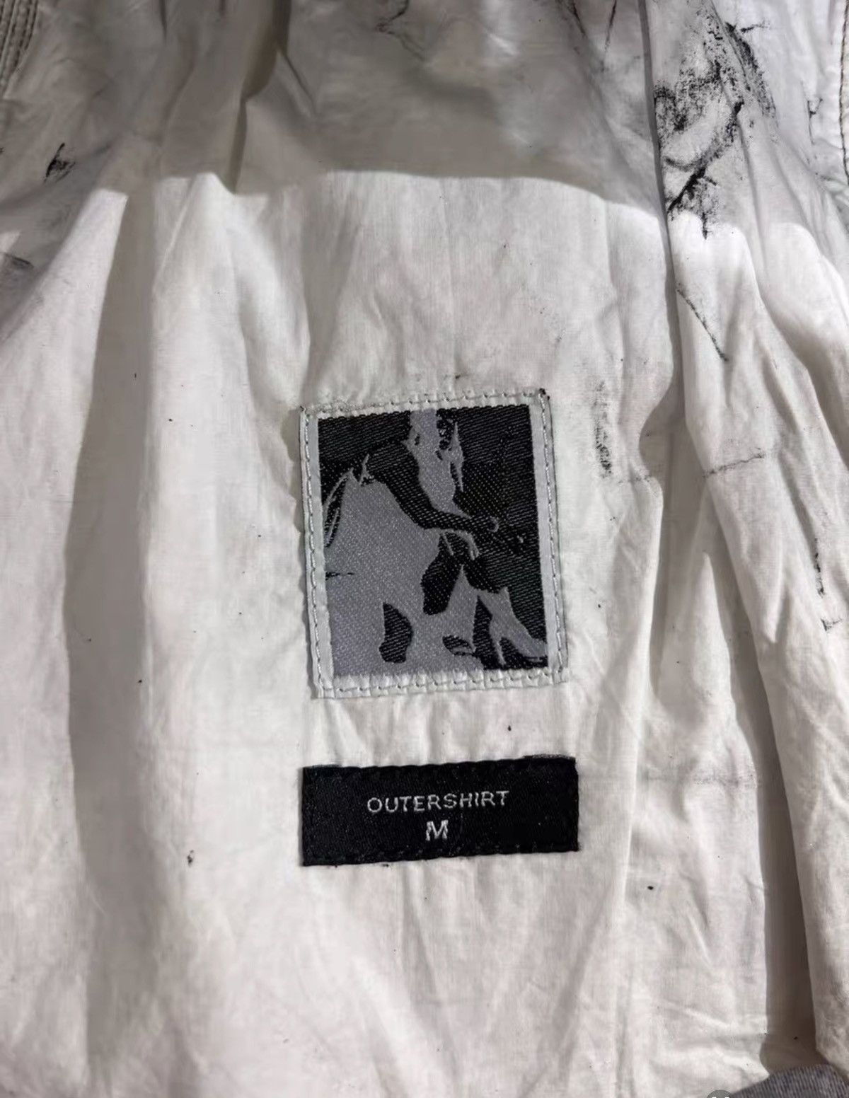 Rick Owens Rick Owens 2022 Worker Jacket Waxed Canvas & Denim Patchwork Size US M / EU 48-50 / 2 - 7 Thumbnail