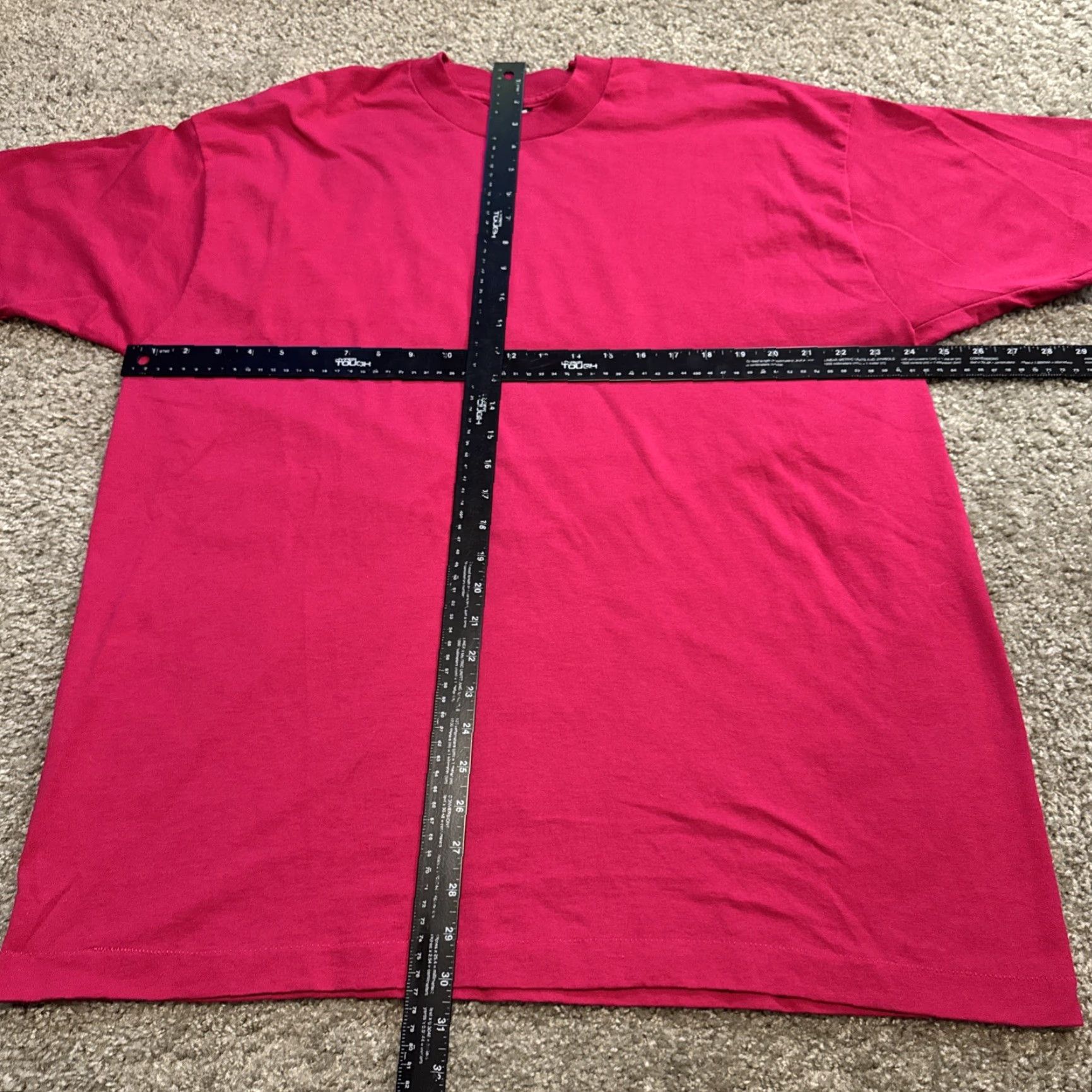 Vintage VINTAGE Screen Stars T-Shirt Pink 2XL Men 80s 90s Blank Essential Shirt Size US XXL / EU 58 / 5 - 4 Thumbnail