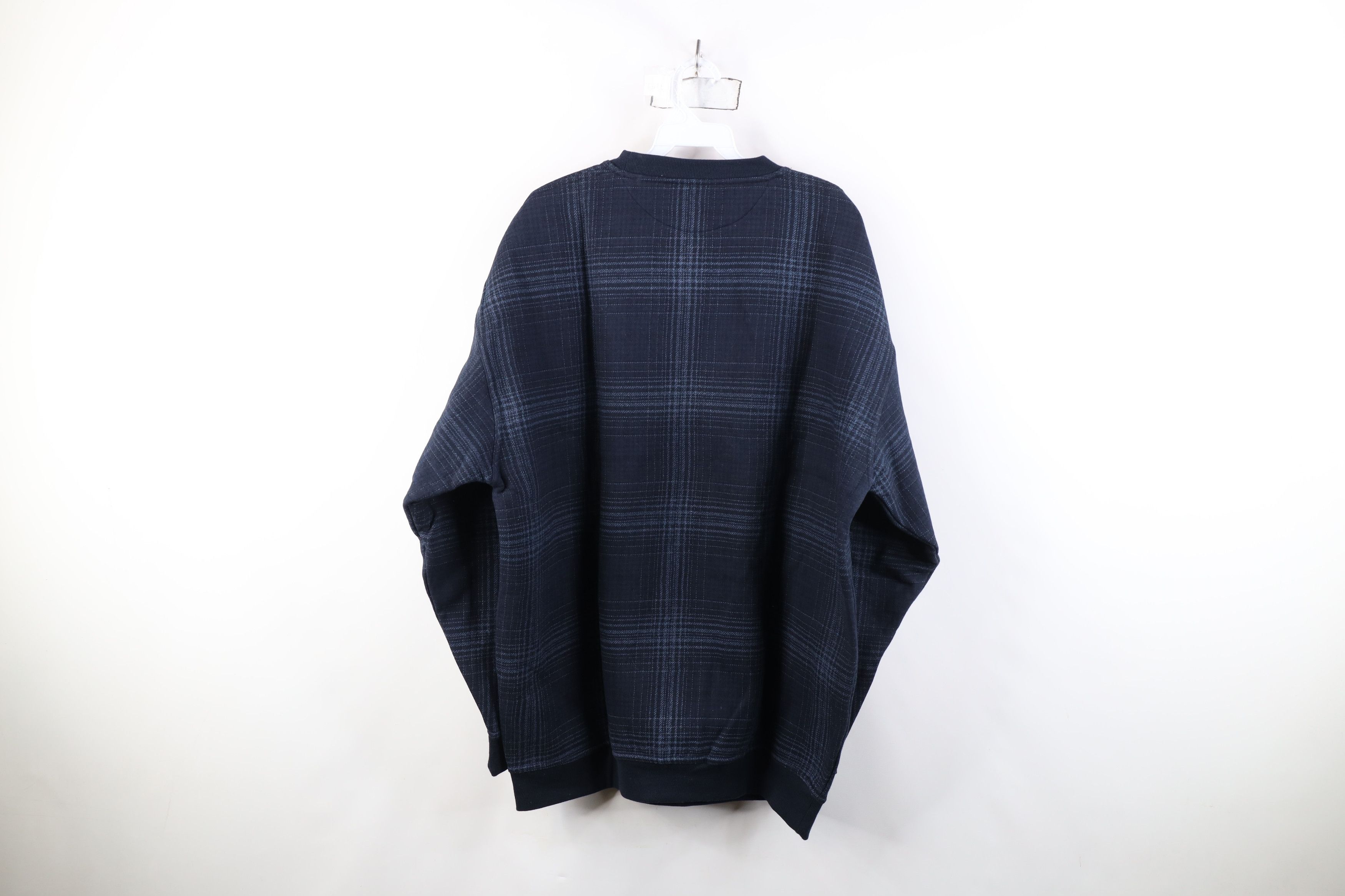 Vintage Deadstock Vintage 90s Streetwear Crewneck Sweatshirt Blue Size US XL / EU 56 / 4 - 11 Thumbnail