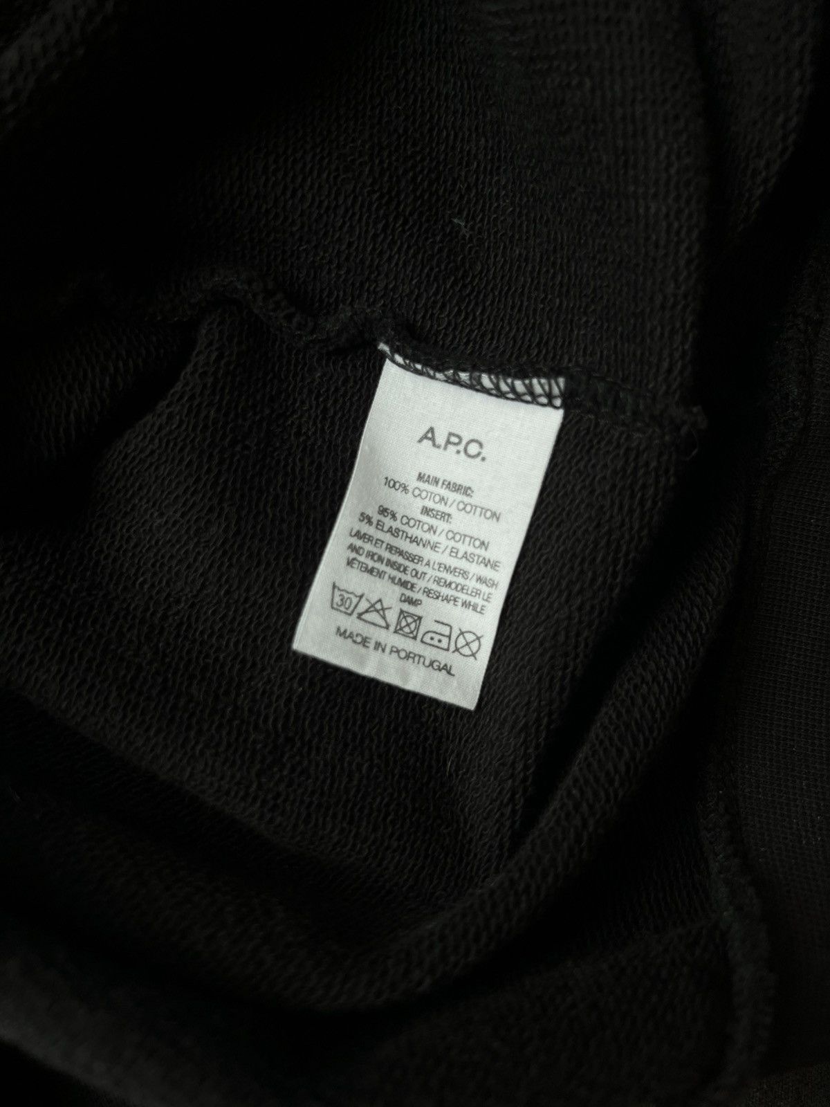 A.P.C. × JJJJound A.P.C. x JJJJound Justin Hoodie — Black Size US L / EU 52-54 / 3 - 7 Thumbnail
