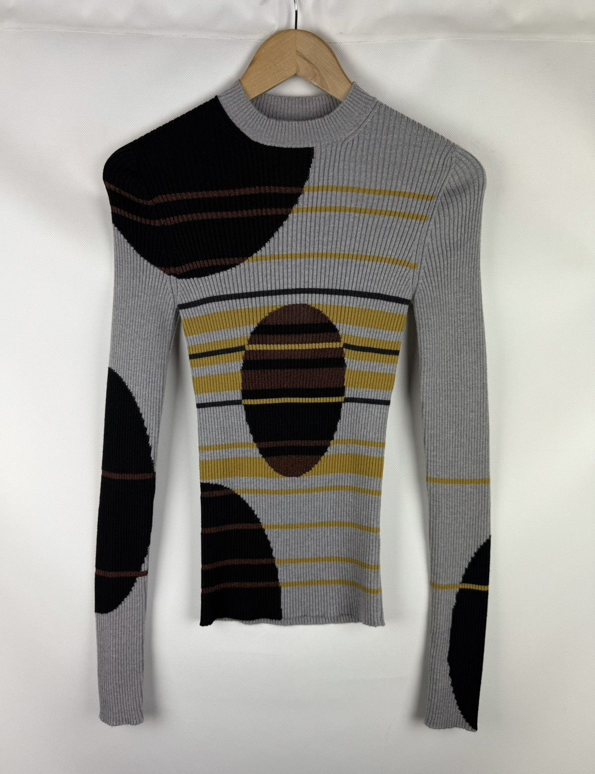 Maison Margiela Margiela Runaway Geometric Pattern Wool Sweater Pullover Size S / US 4 / IT 40 - 1 Thumbnail