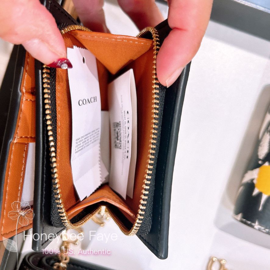 Coach Snap Wallet In Signature Canvas With Floral Print CZ601 Size ONE SIZE - 5 Thumbnail