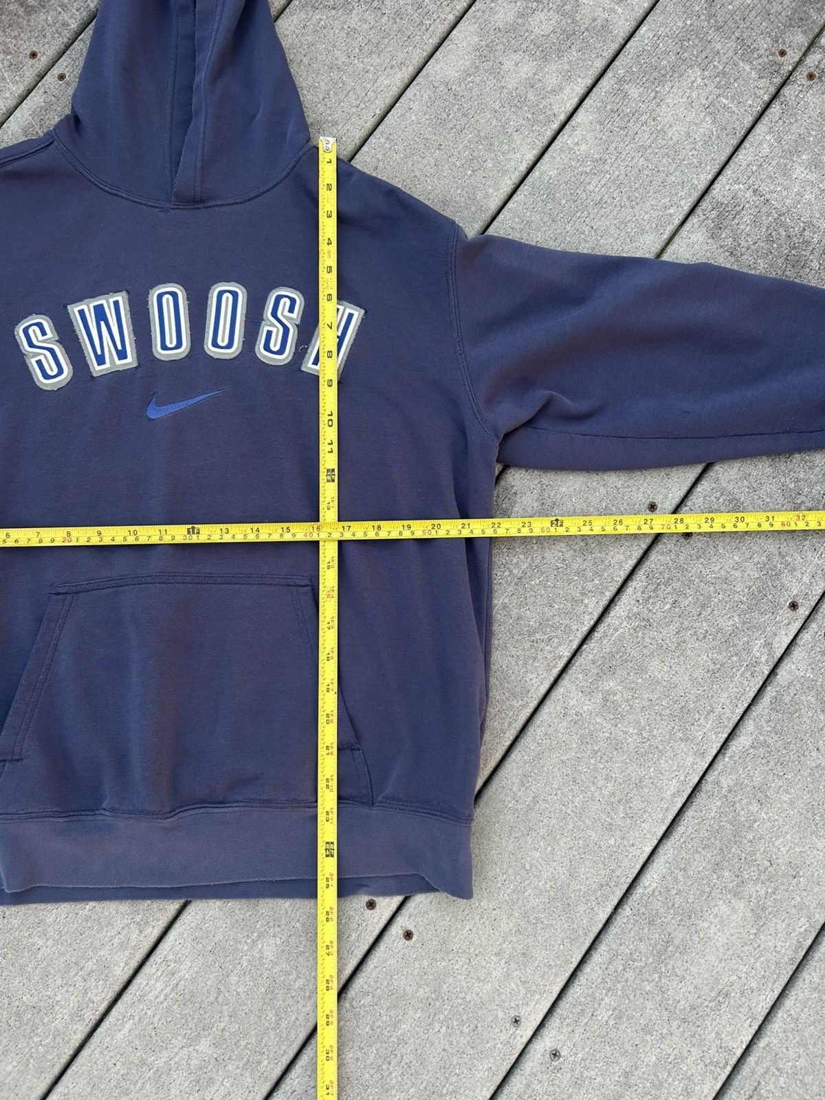 Nike Vintage Nike Center Swoosh hoodie Size US L / EU 52-54 / 3 - 3 Thumbnail