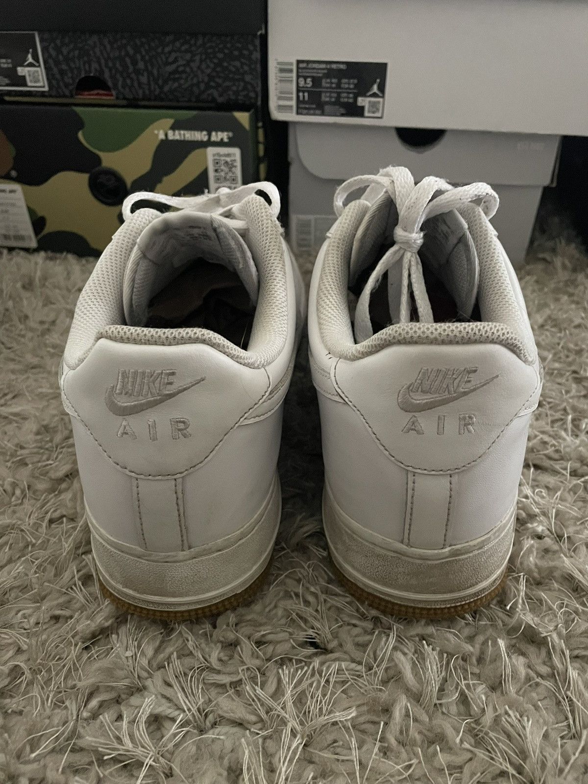 Nike Nike Air Force 1 Gum Bottom Size US 12 / EU 45 - 6 Thumbnail