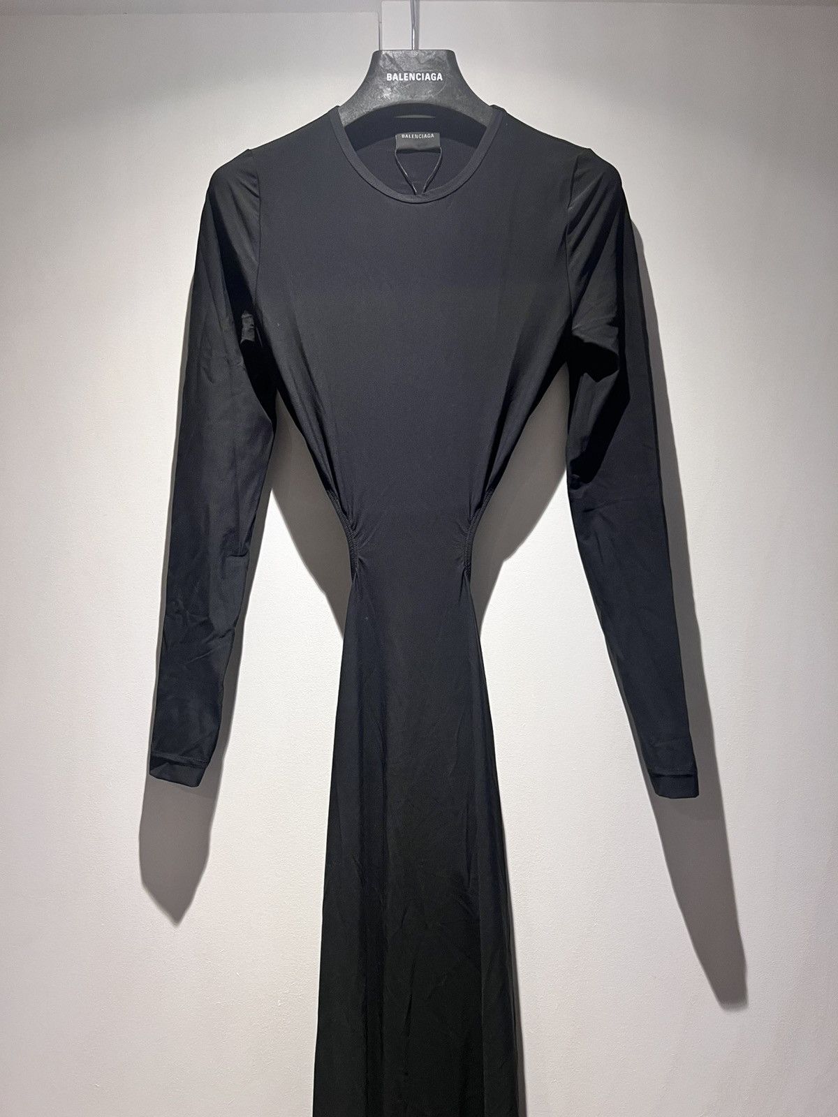 Balenciaga Black lightweight jersey cut-out maxi dress Size XXS / US 00 / IT 34 - 2 Thumbnail