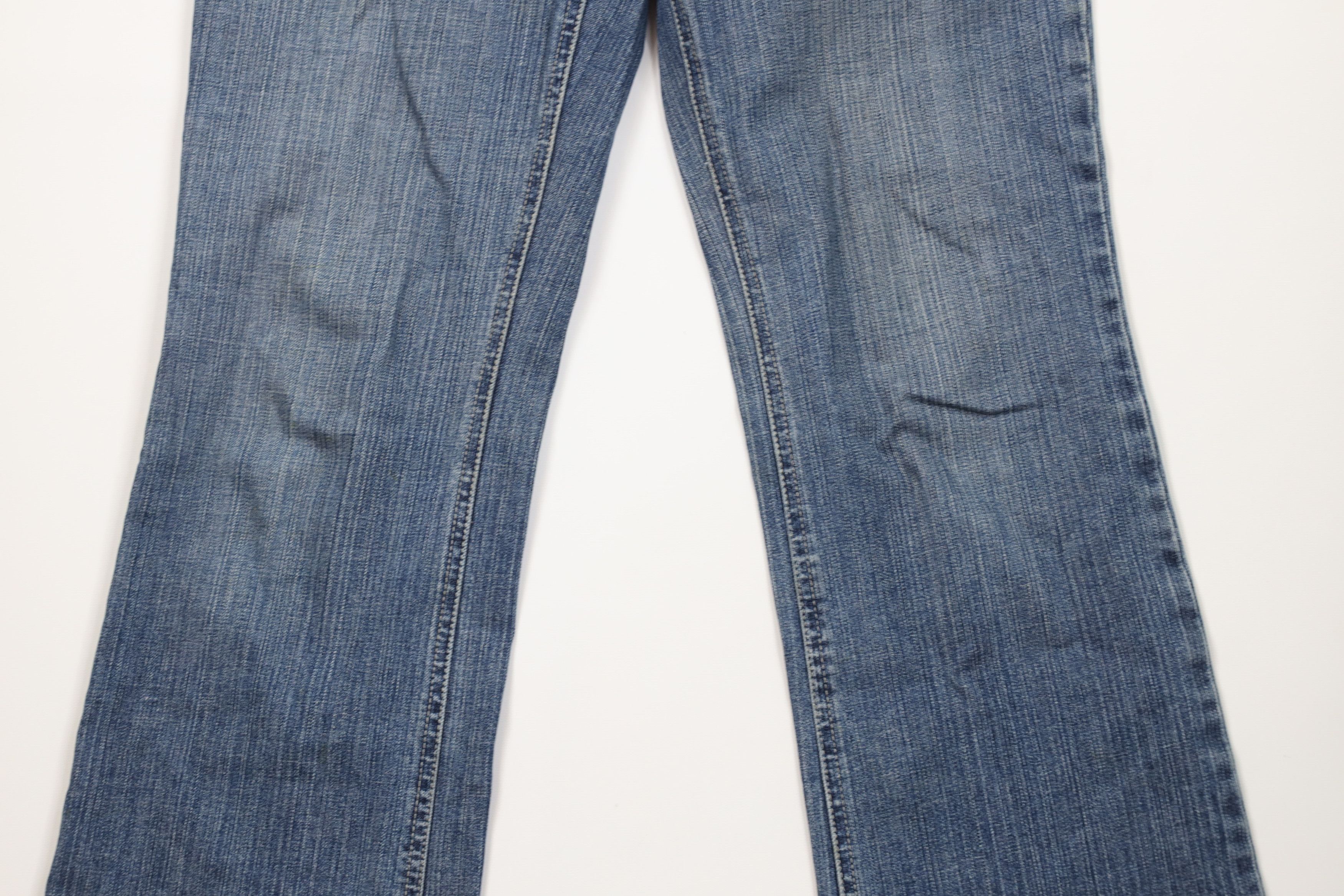 Vintage Vintage Y2K Babydoll Streetwear Wide Leg Denim Jeans Blue Size 32" / US 10 / IT 46 - 3 Thumbnail